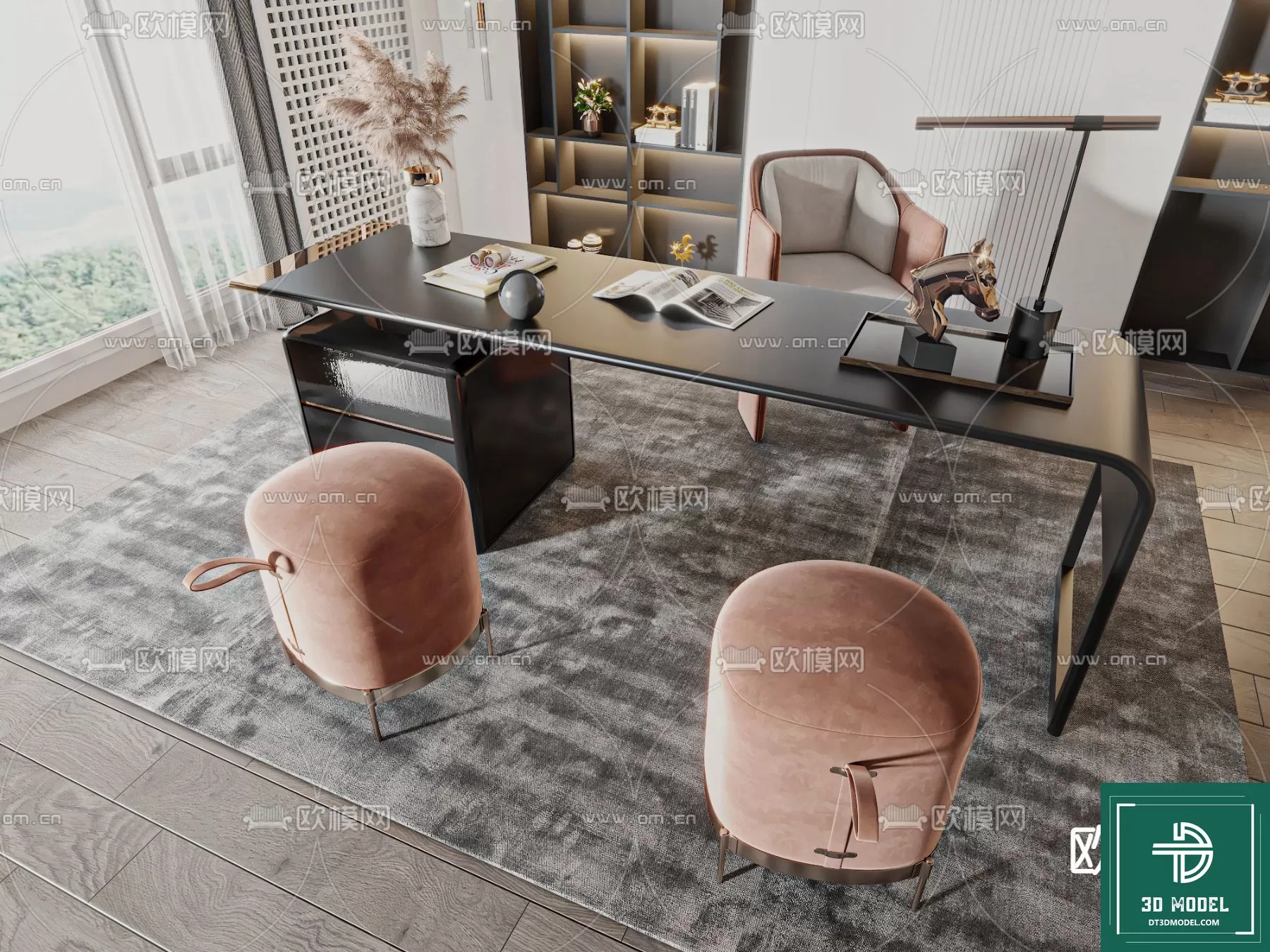 OFFICE TABLES – DESK 3DMODELS – 047