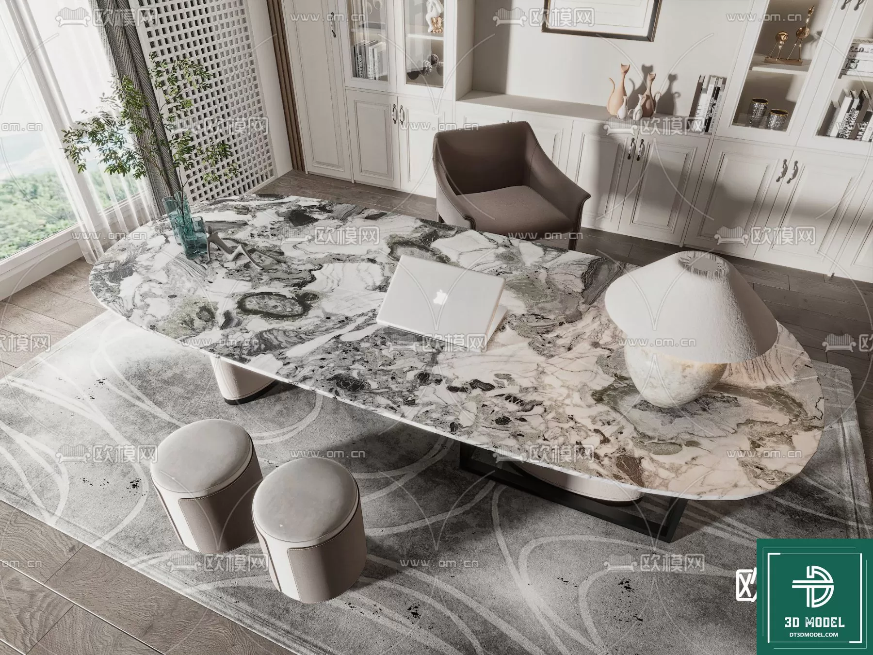 OFFICE TABLES – DESK 3DMODELS – 055