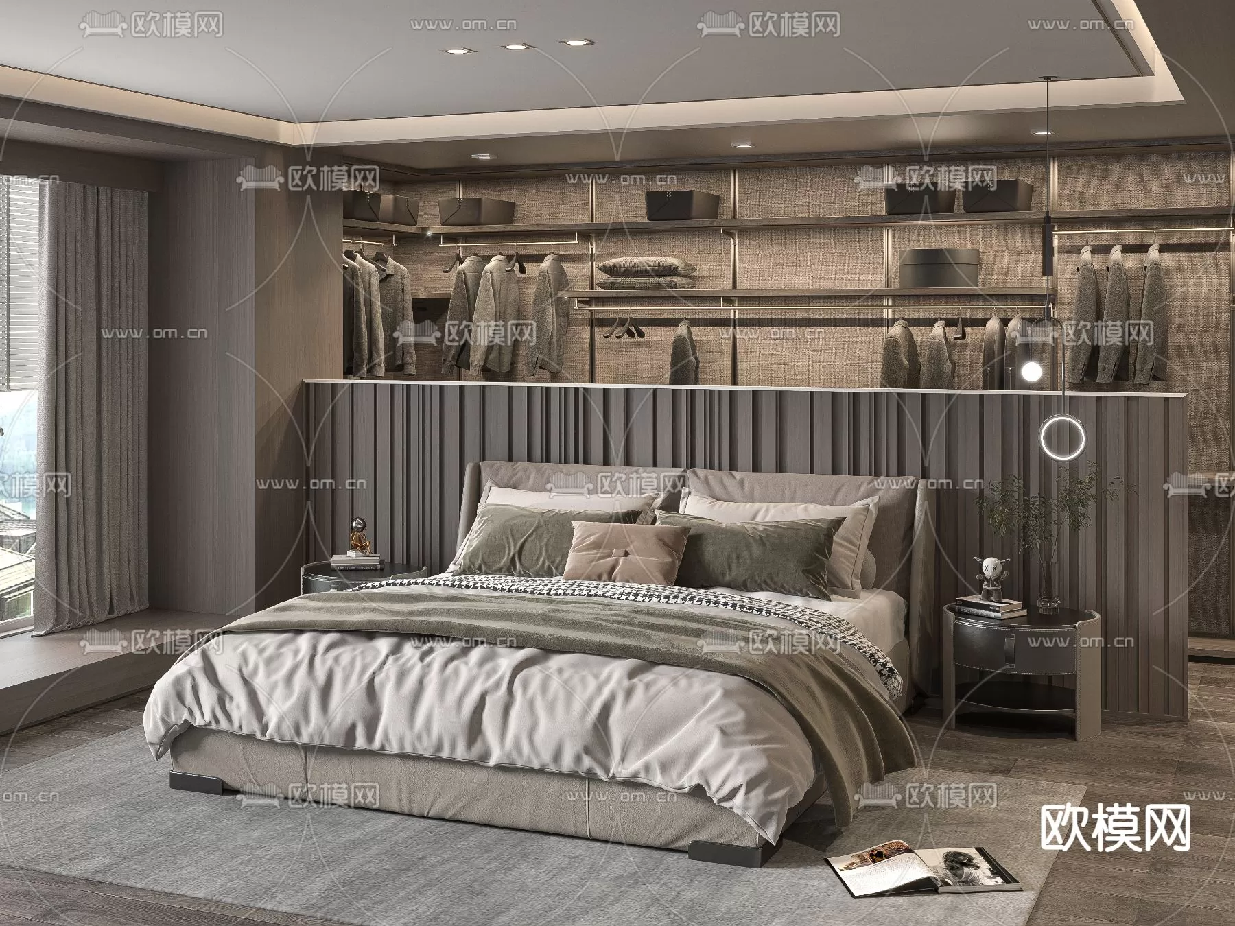 MINOTTI BED – 3DSKY MODEL – 010