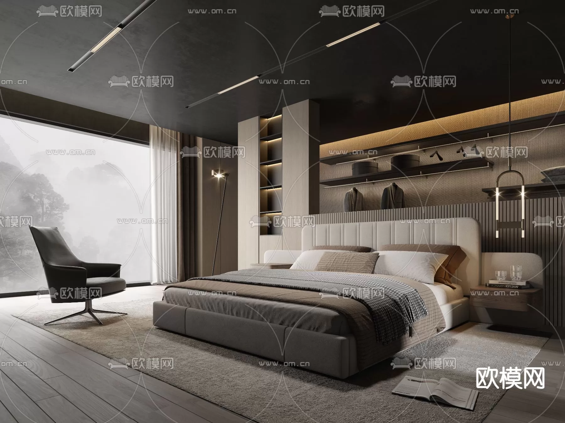 MINOTTI BED – 3DSKY MODEL – 018