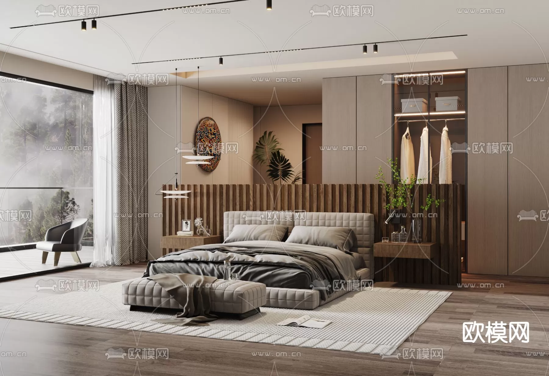 MINOTTI BED – 3DSKY MODEL – 036