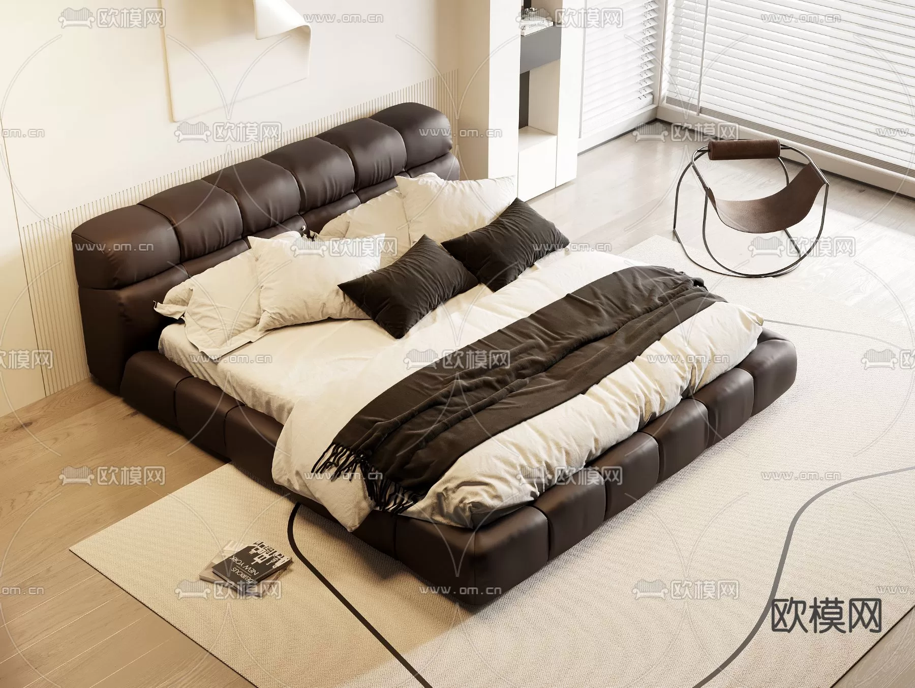 MINOTTI BED – 3DSKY MODEL – 081