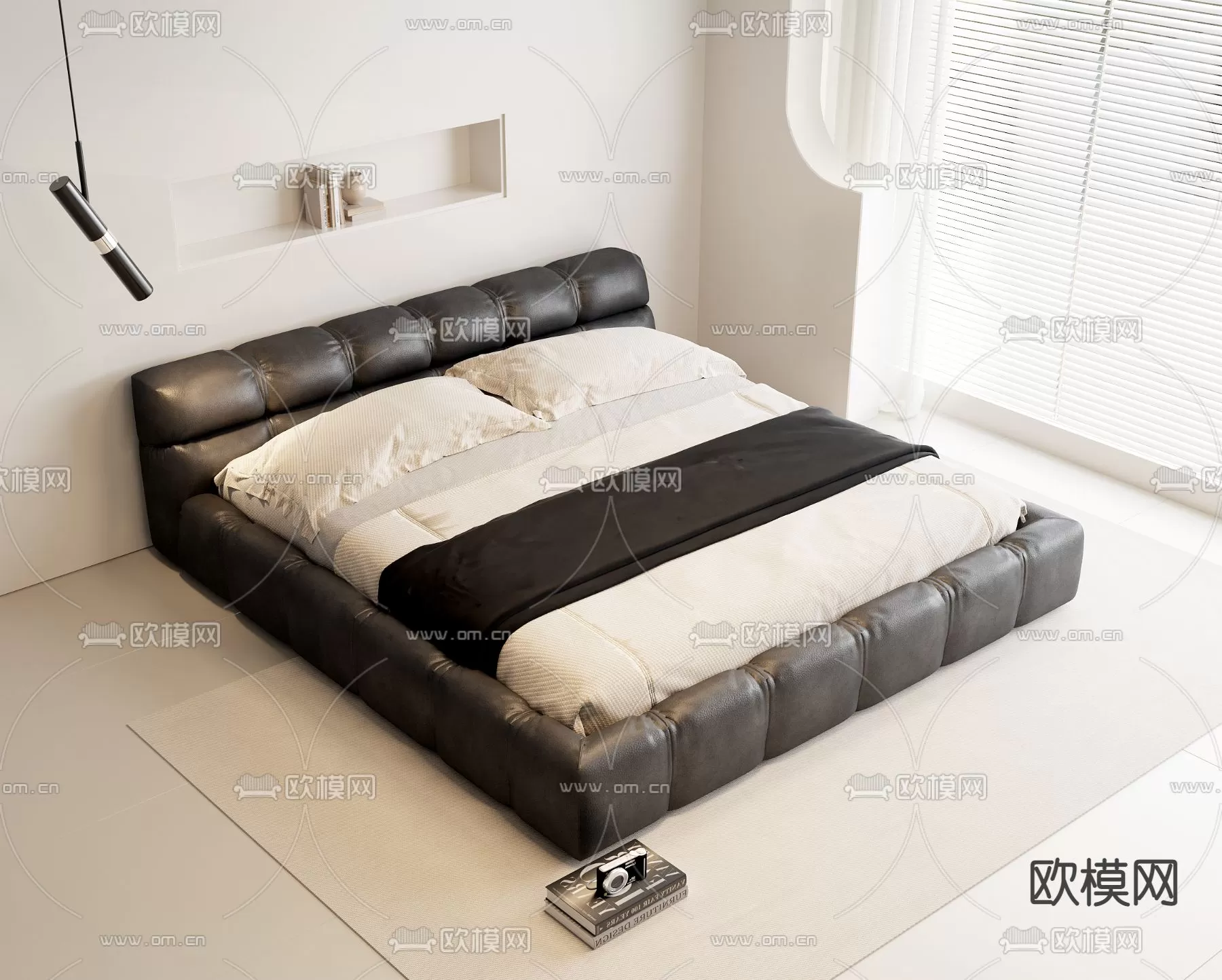 MINOTTI BED – 3DSKY MODEL – 086