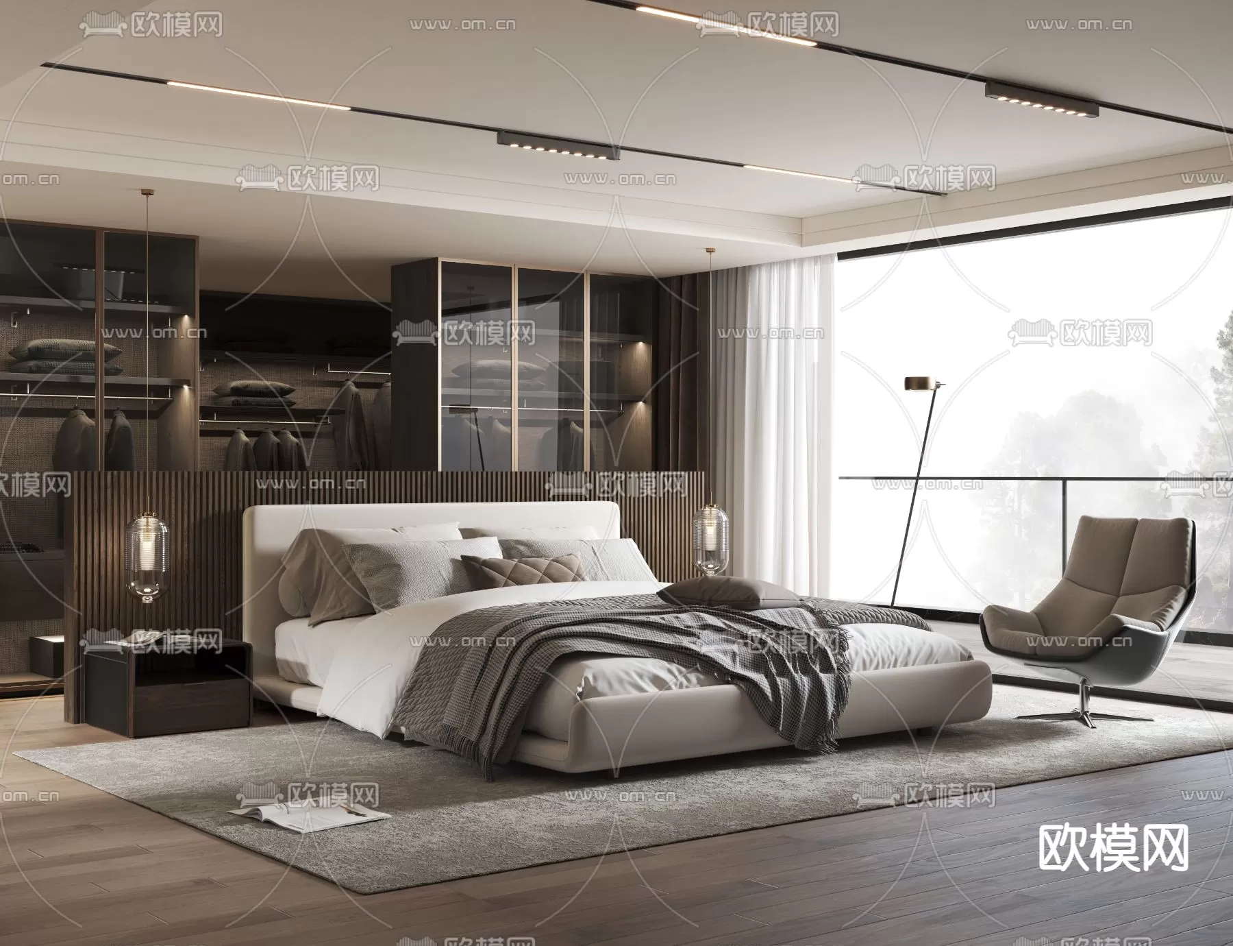 MINOTTI BED – 3DSKY MODEL – 101