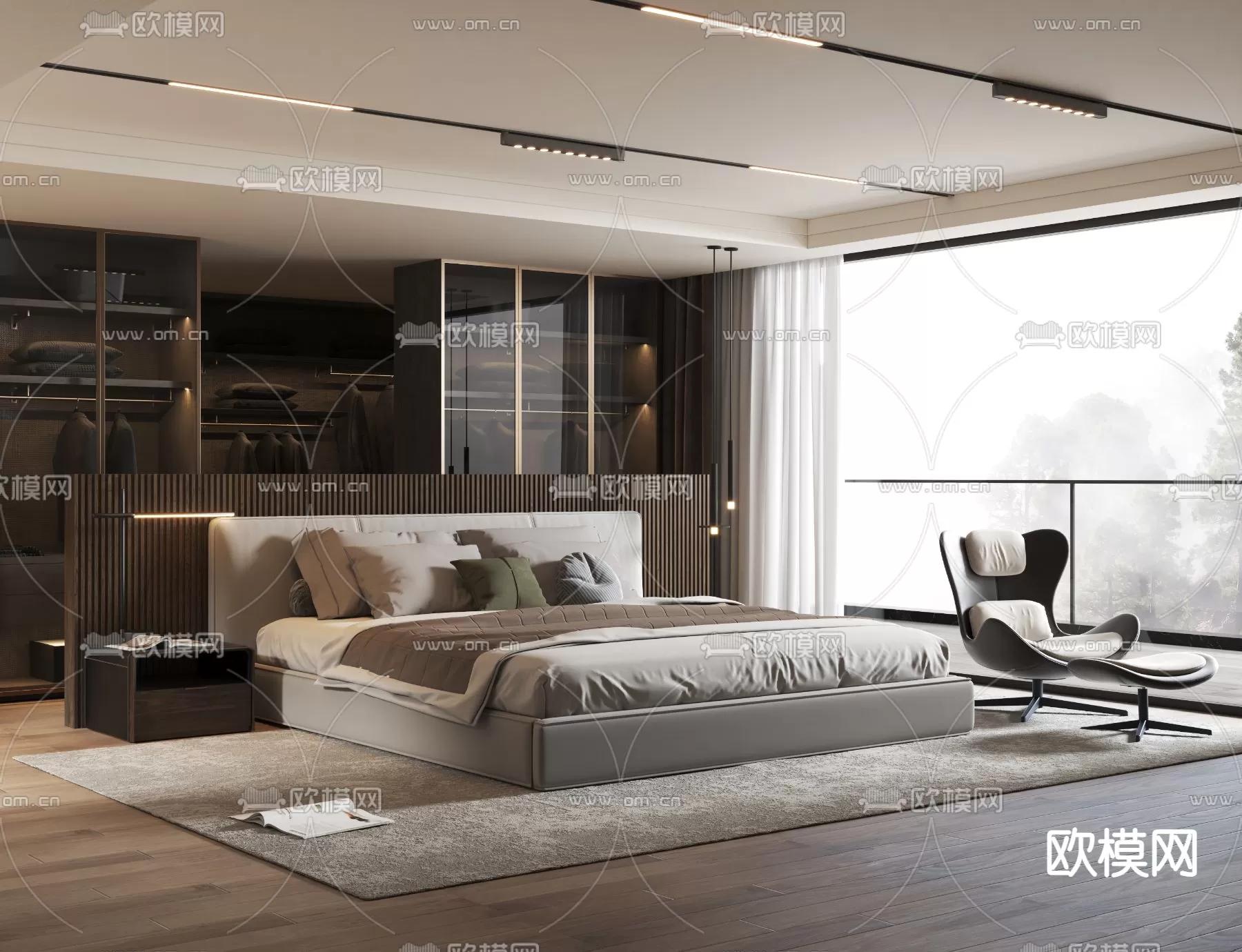 MINOTTI BED – 3DSKY MODEL – 107