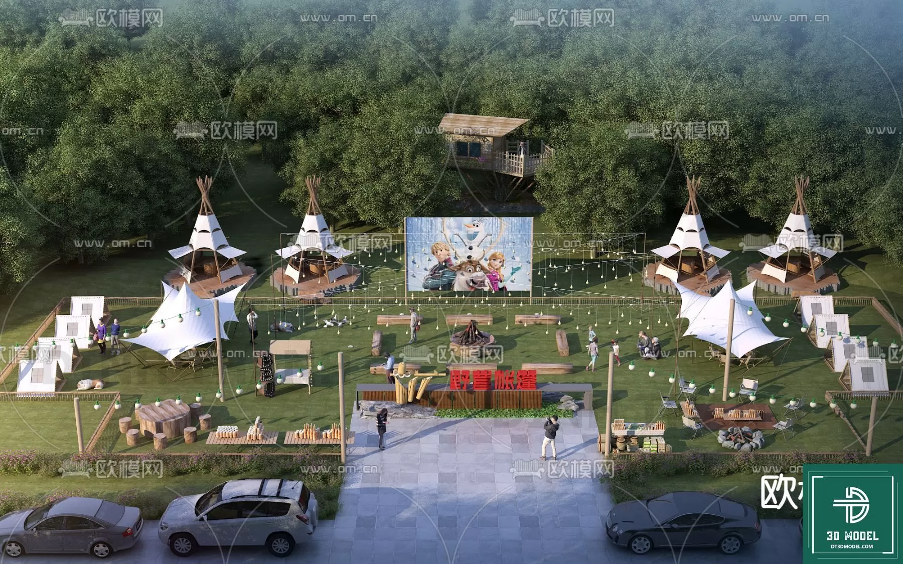 CAMPING – DECOR OUTSIDE 3DMODELS – 002