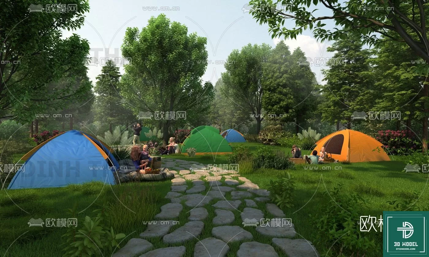 CAMPING – DECOR OUTSIDE 3DMODELS – 004