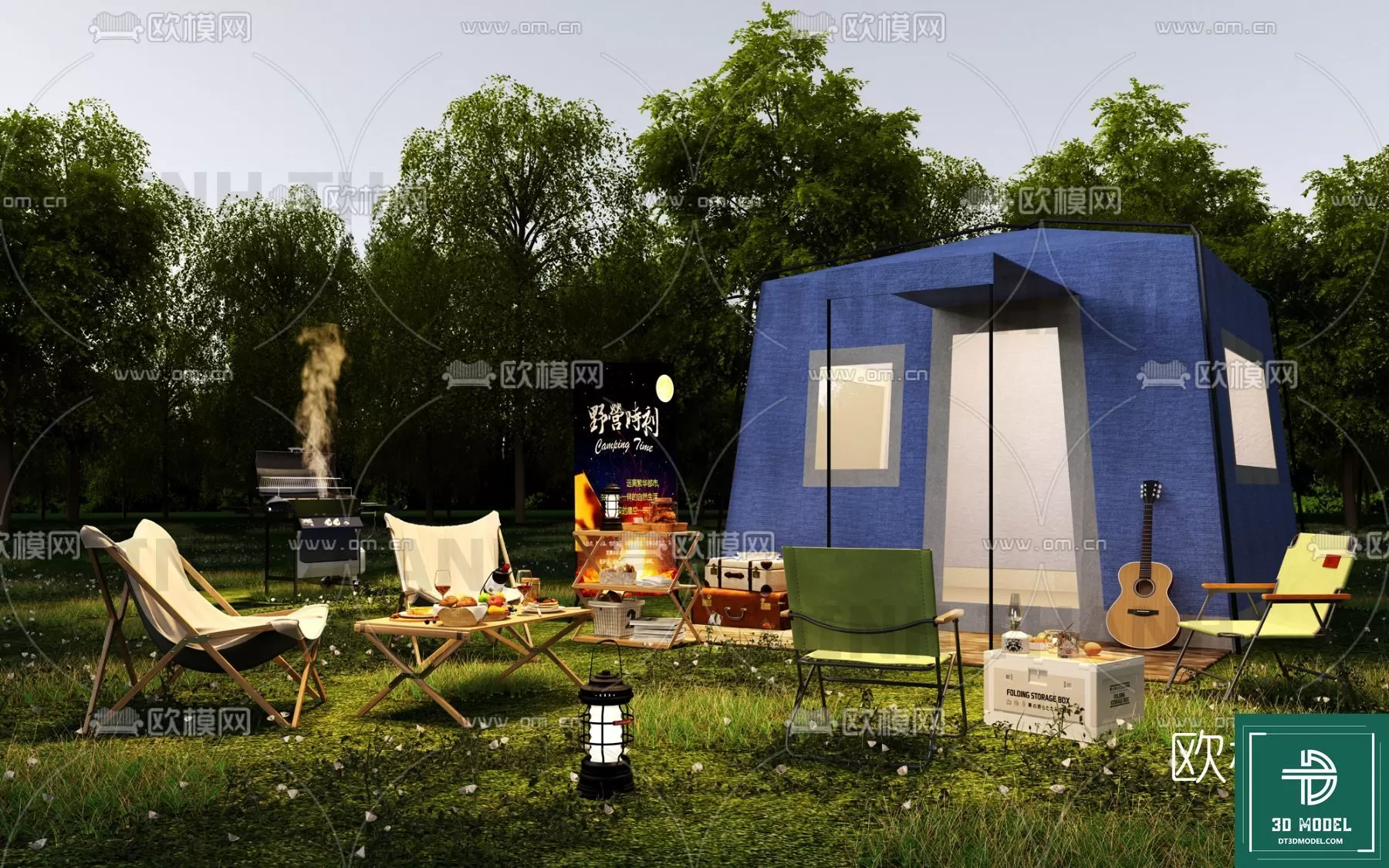 CAMPING – DECOR OUTSIDE 3DMODELS – 010