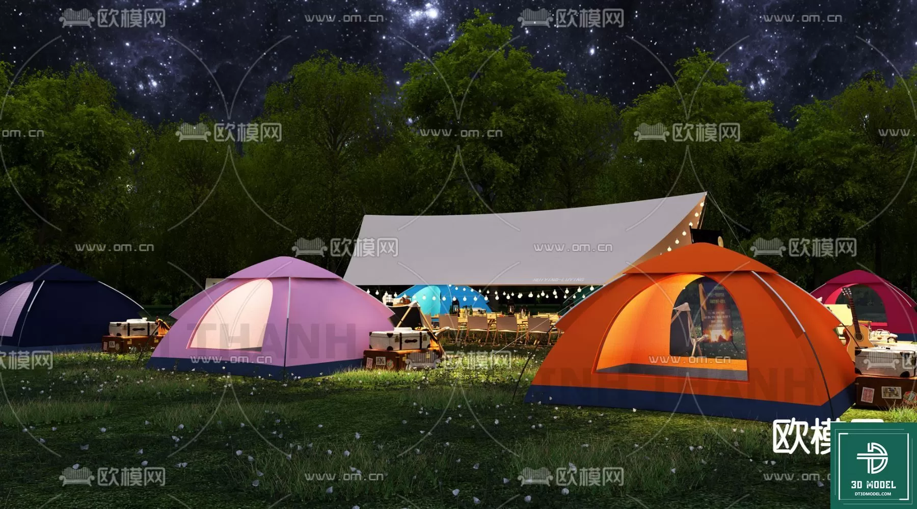 CAMPING – DECOR OUTSIDE 3DMODELS – 011