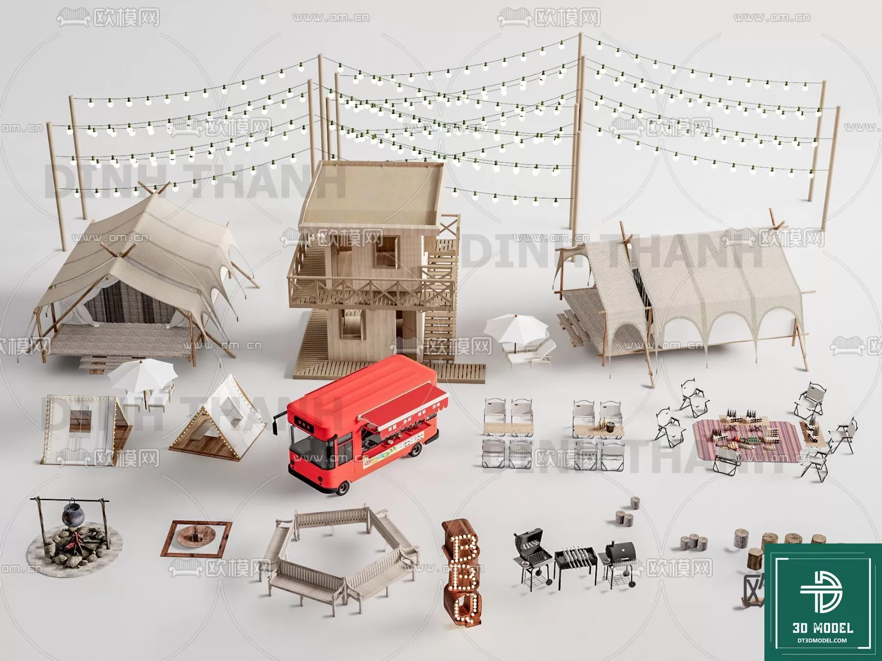 CAMPING – DECOR OUTSIDE 3DMODELS – 016