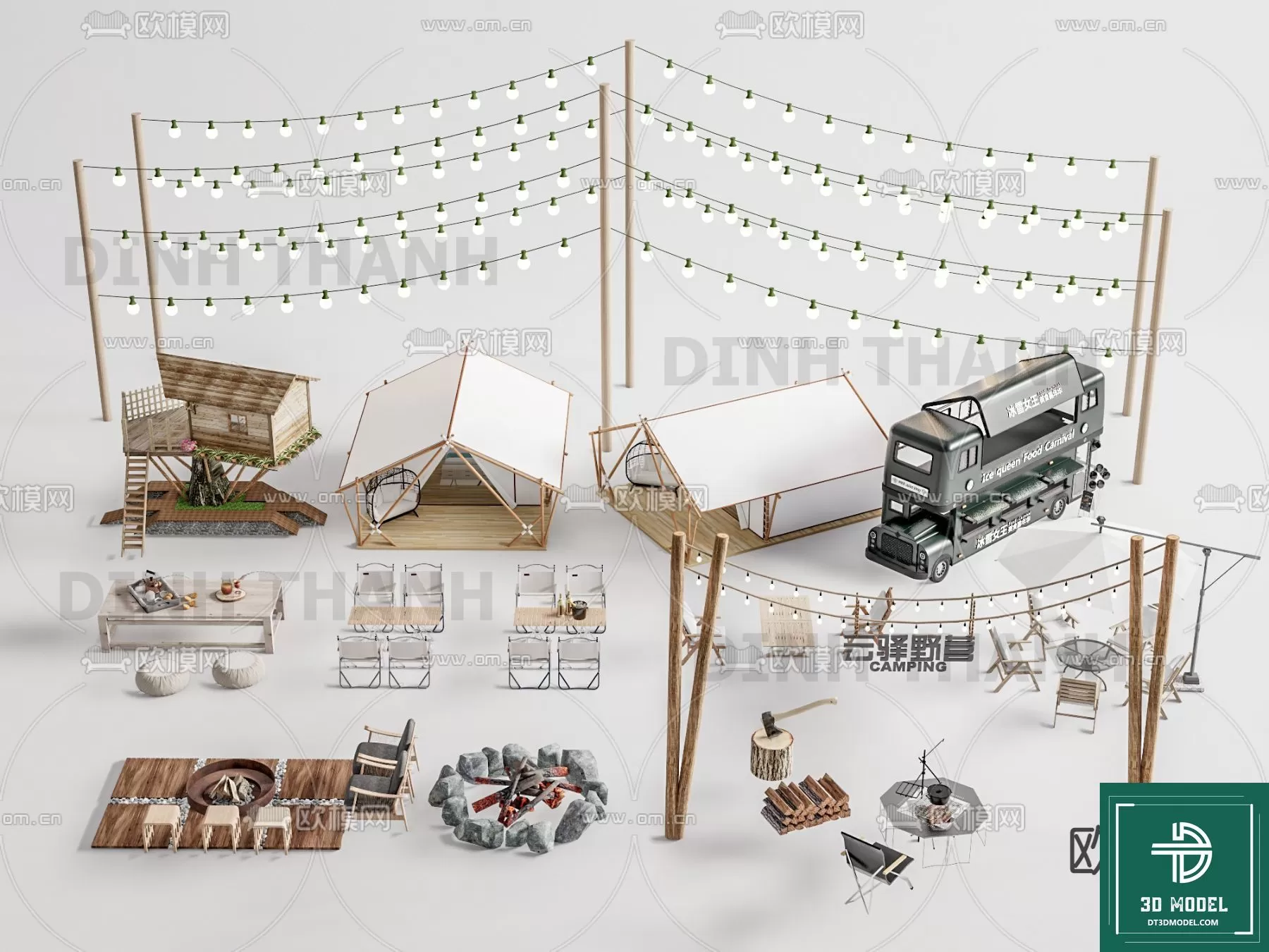 CAMPING – DECOR OUTSIDE 3DMODELS – 017