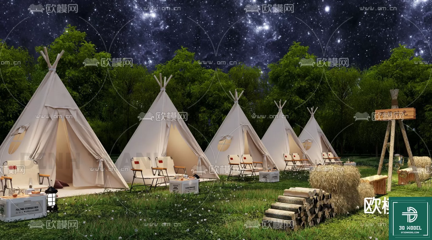 CAMPING – DECOR OUTSIDE 3DMODELS – 019