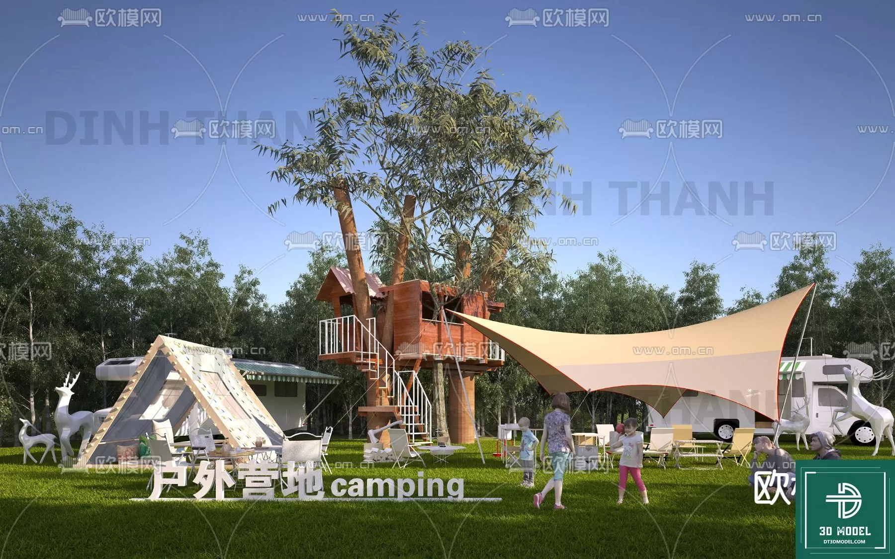 CAMPING – DECOR OUTSIDE 3DMODELS – 024