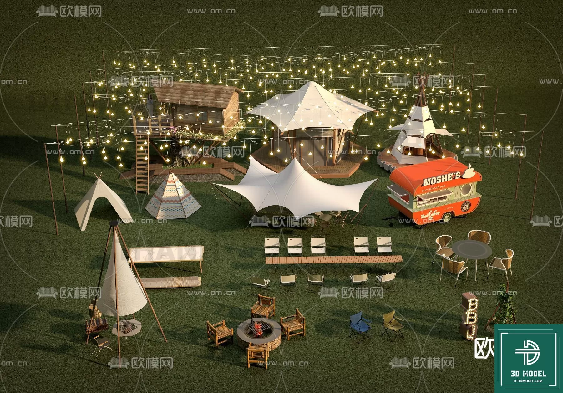 CAMPING – DECOR OUTSIDE 3DMODELS – 027