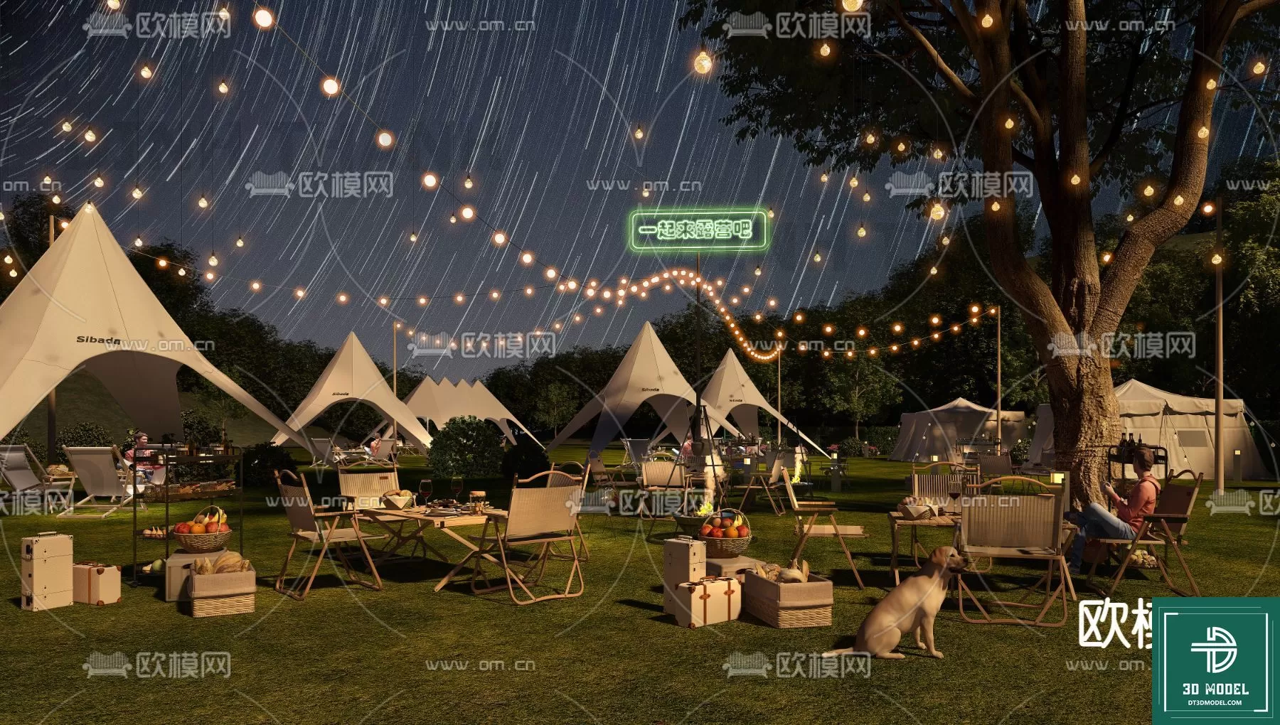 CAMPING – DECOR OUTSIDE 3DMODELS – 030