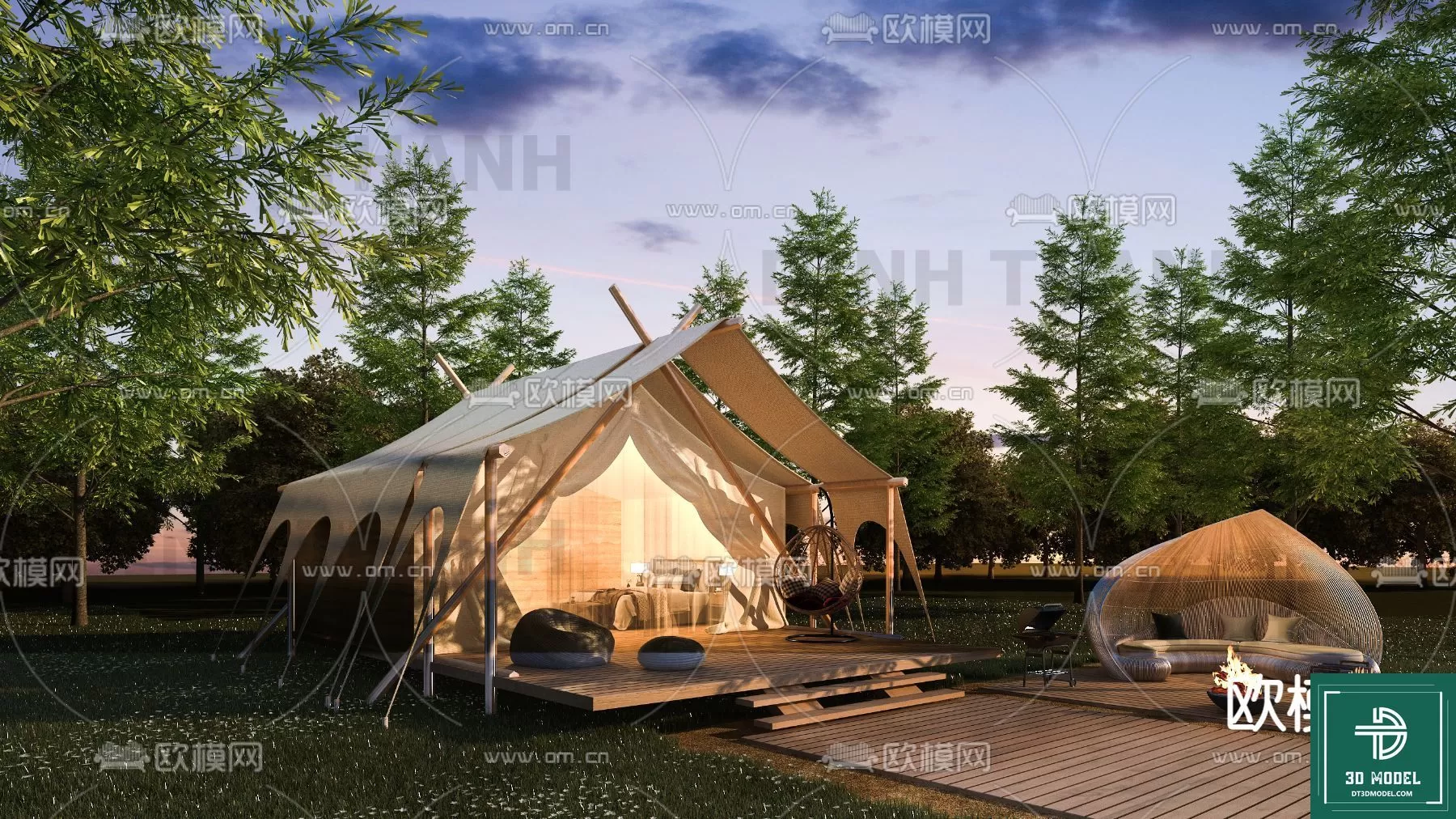 CAMPING – DECOR OUTSIDE 3DMODELS – 035