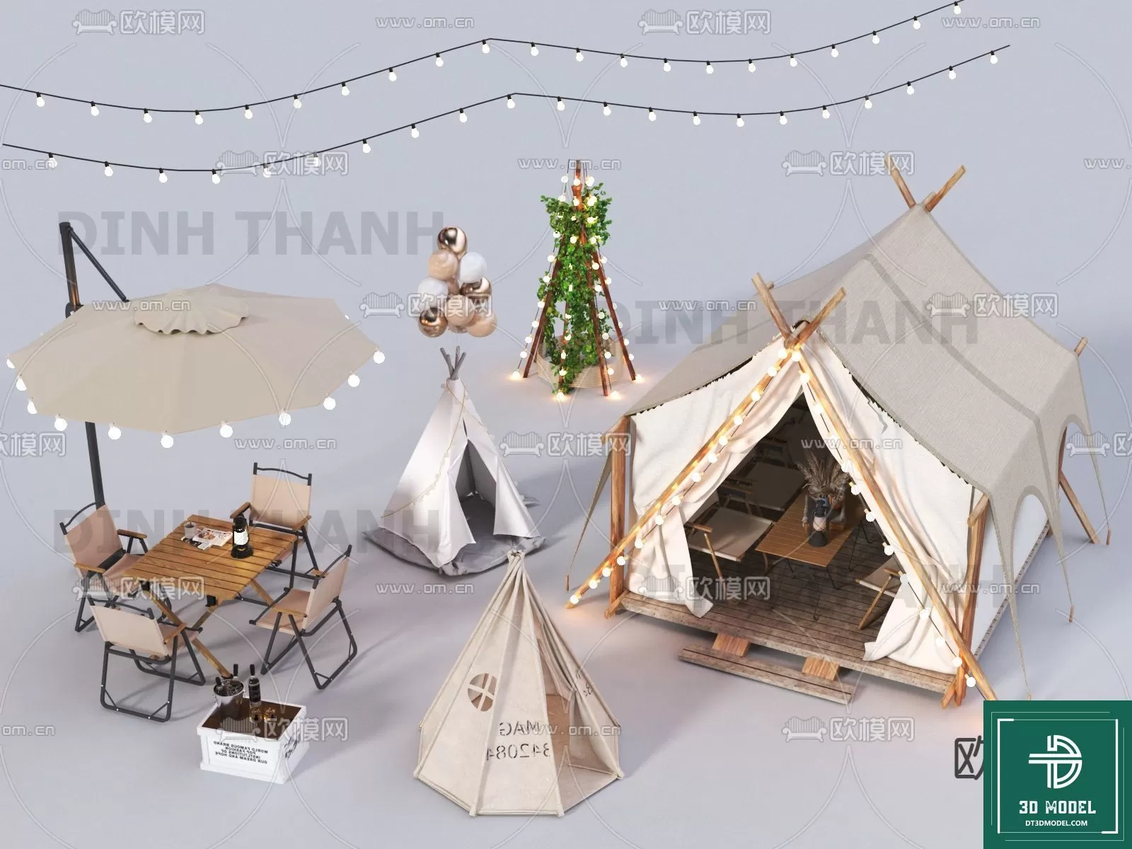 CAMPING – DECOR OUTSIDE 3DMODELS – 036