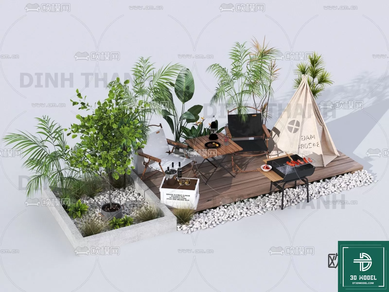 CAMPING – DECOR OUTSIDE 3DMODELS – 037