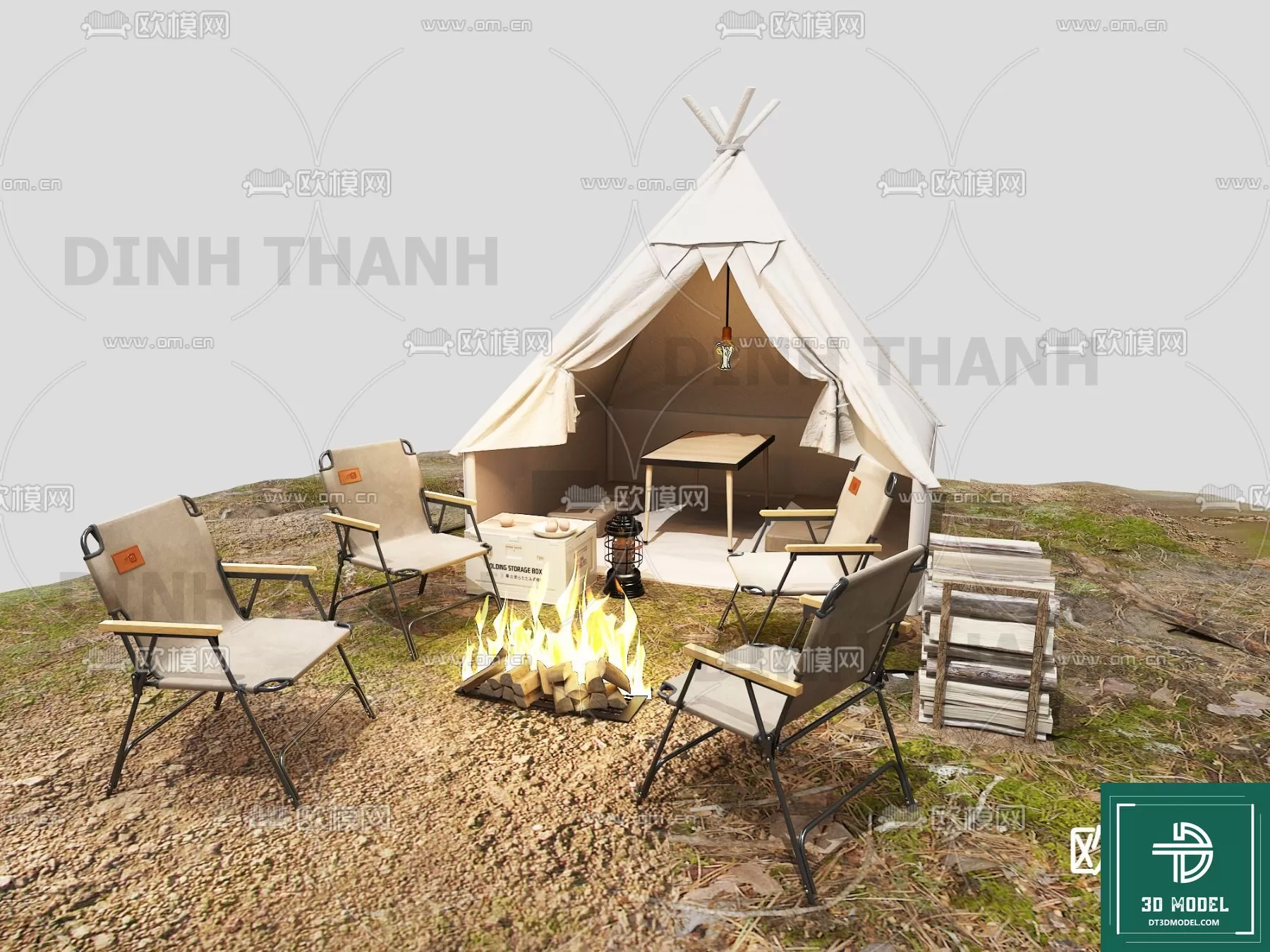 CAMPING – DECOR OUTSIDE 3DMODELS – 038