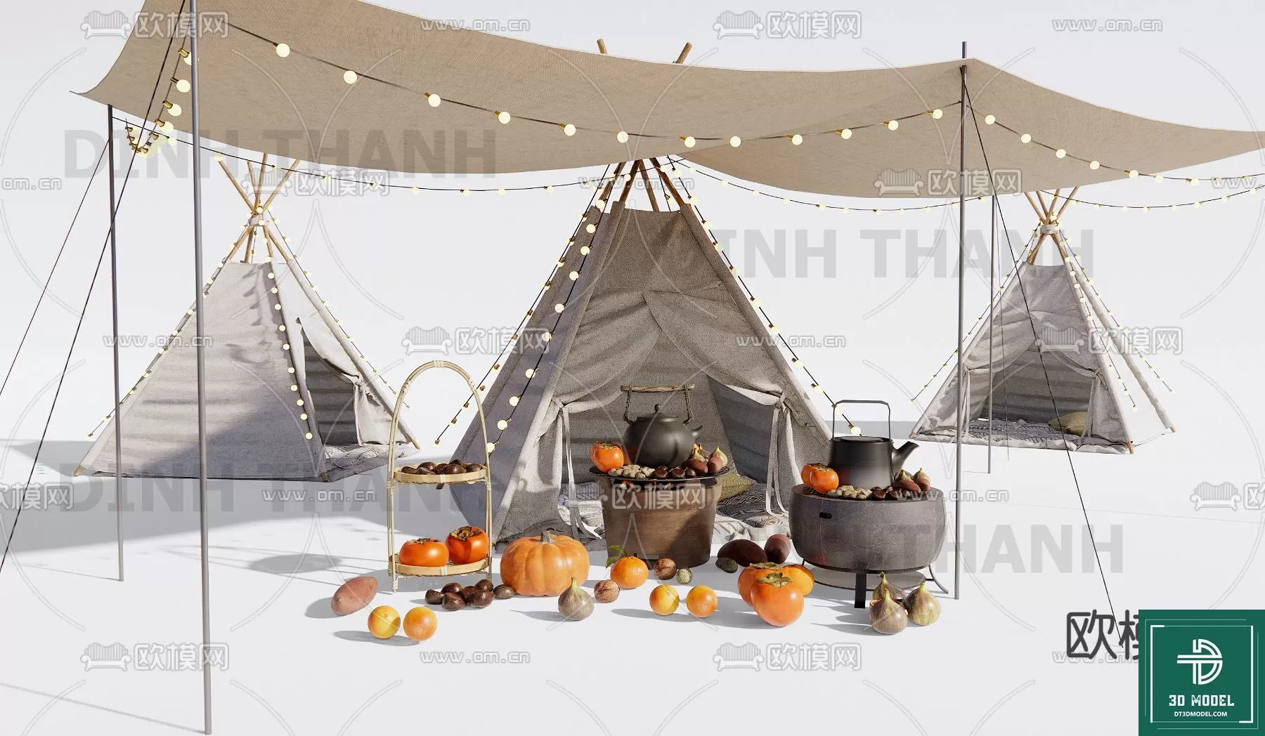 CAMPING – DECOR OUTSIDE 3DMODELS – 042
