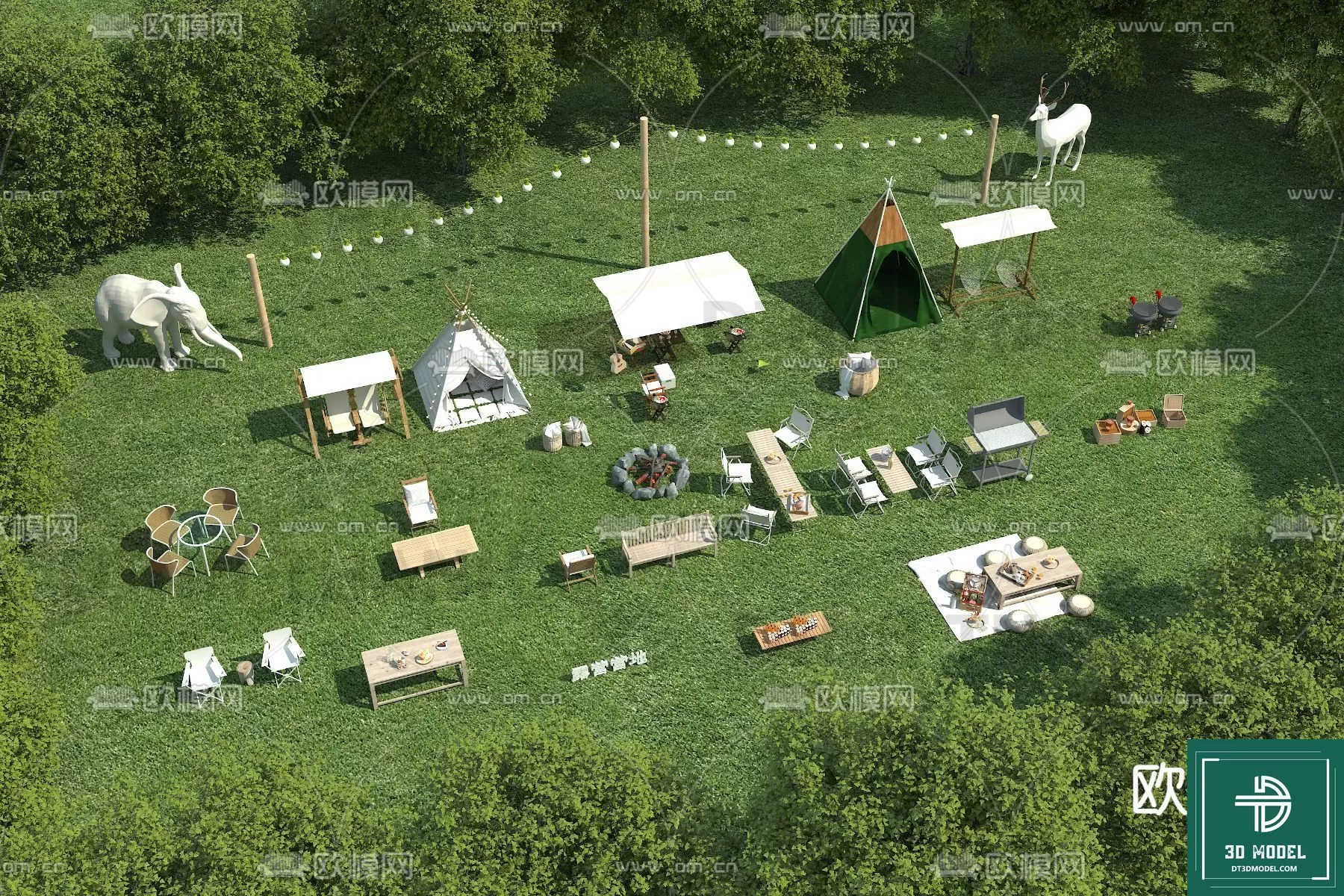 CAMPING – DECOR OUTSIDE 3DMODELS – 043