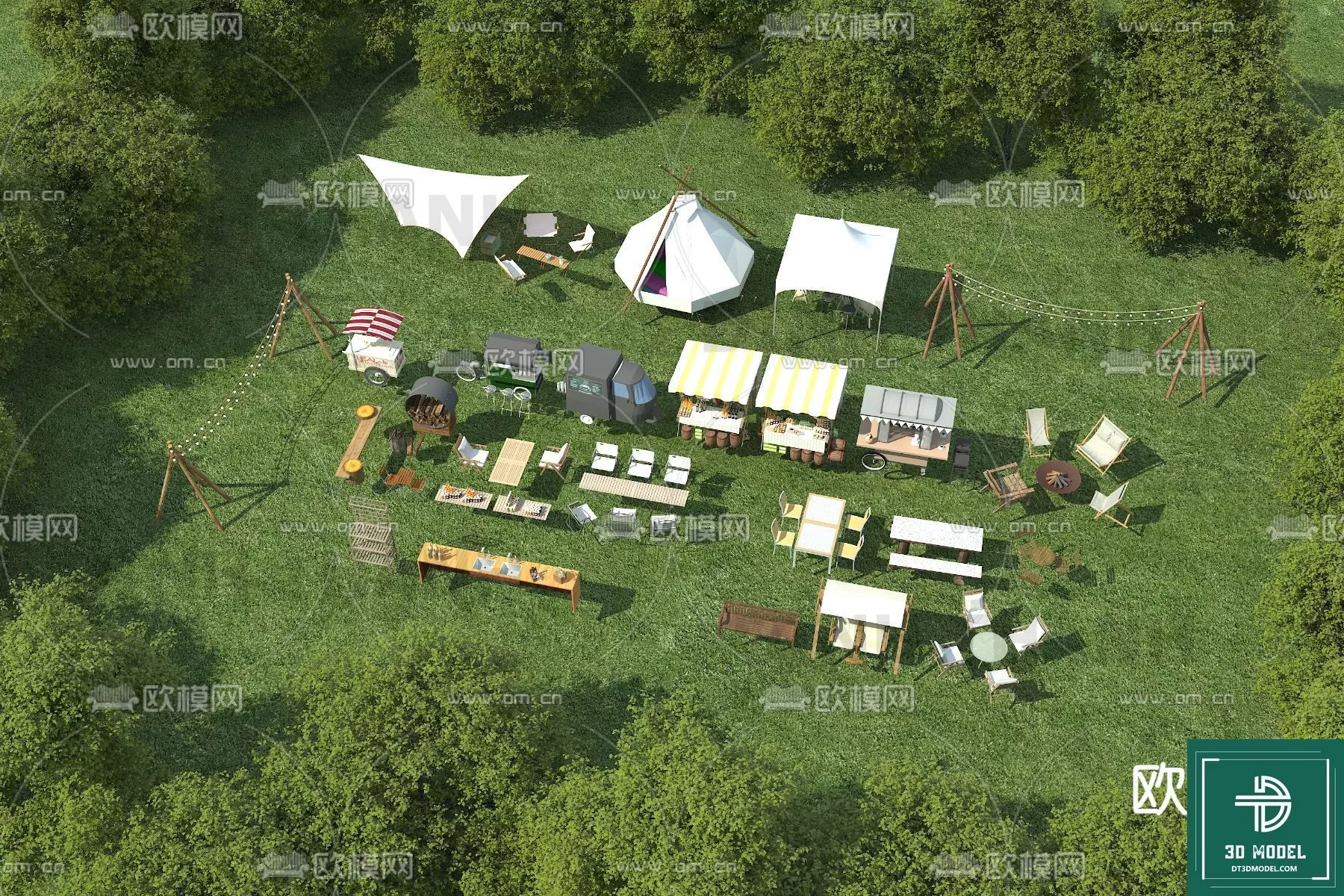 CAMPING – DECOR OUTSIDE 3DMODELS – 045
