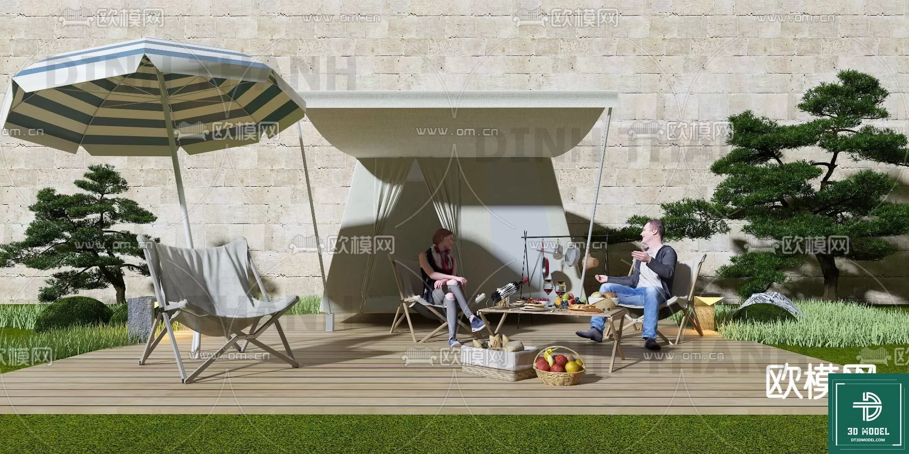 CAMPING – DECOR OUTSIDE 3DMODELS – 054