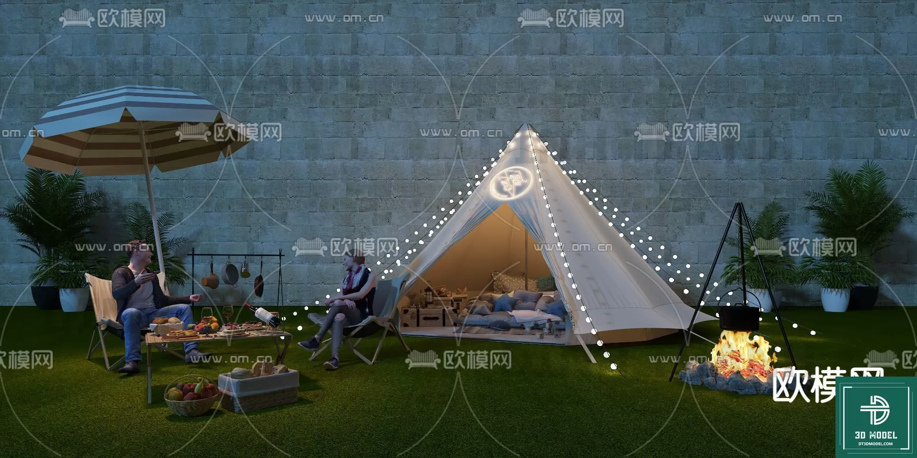 CAMPING – DECOR OUTSIDE 3DMODELS – 056