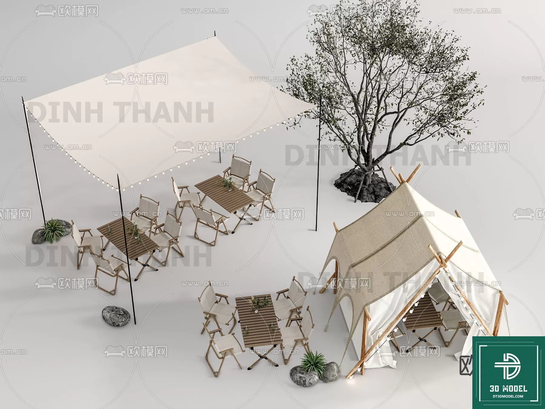 CAMPING – DECOR OUTSIDE 3DMODELS – 080