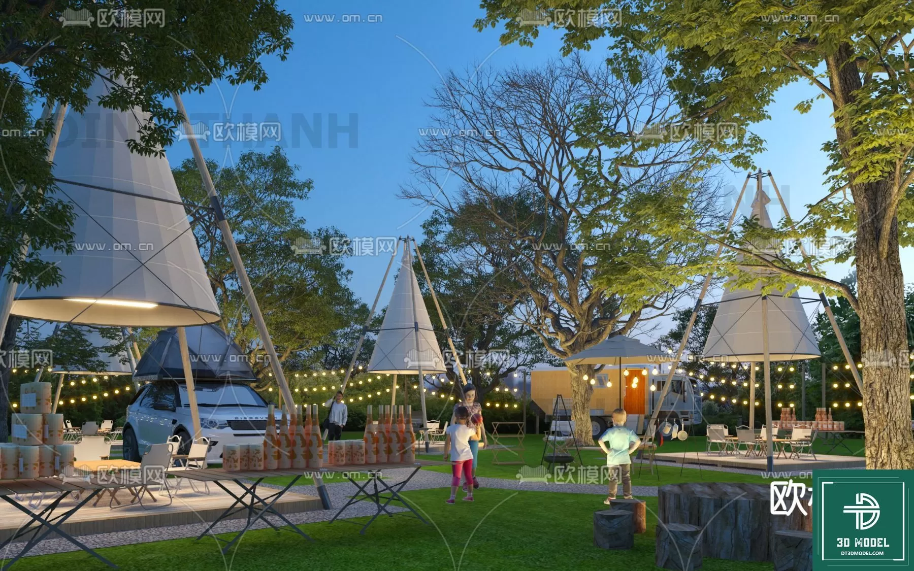CAMPING – DECOR OUTSIDE 3DMODELS – 086