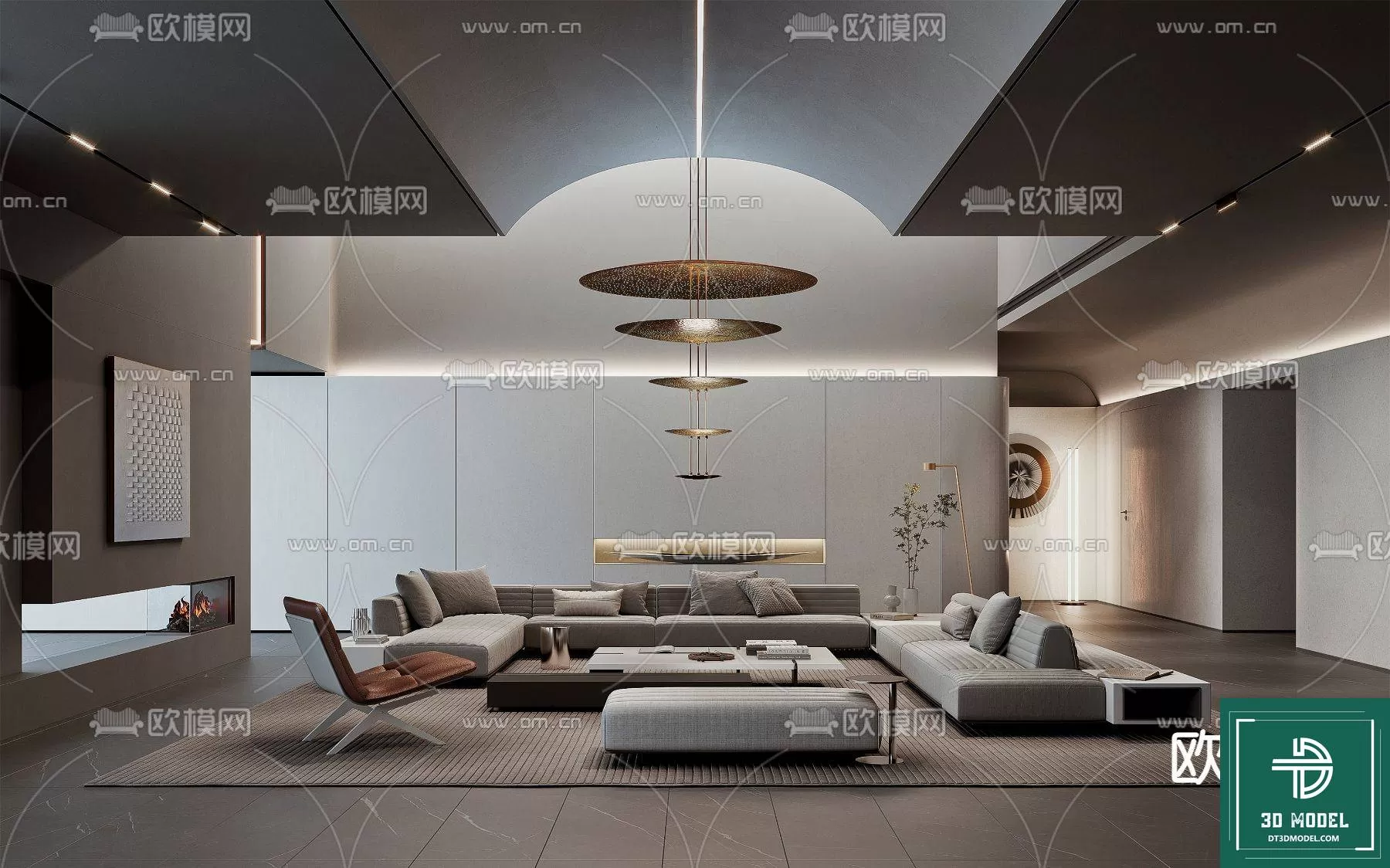 HIGH LIVING ROOM – 3DS MAX MODEL – 006 HIGH LIVING ROOM – 3DS MAX MODEL – 006