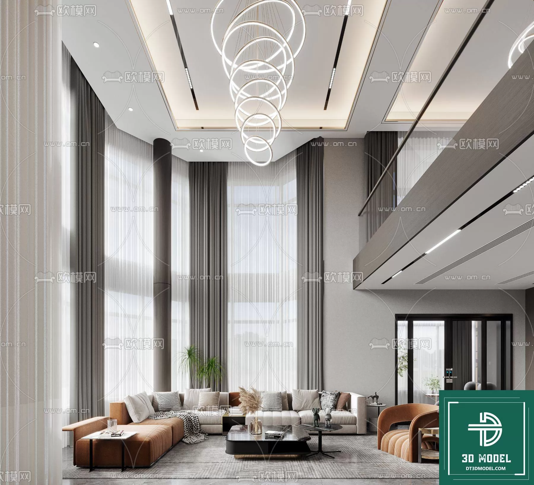 HIGH LIVING ROOM – 3DS MAX MODEL – 007 HIGH LIVING ROOM – 3DS MAX MODEL – 007