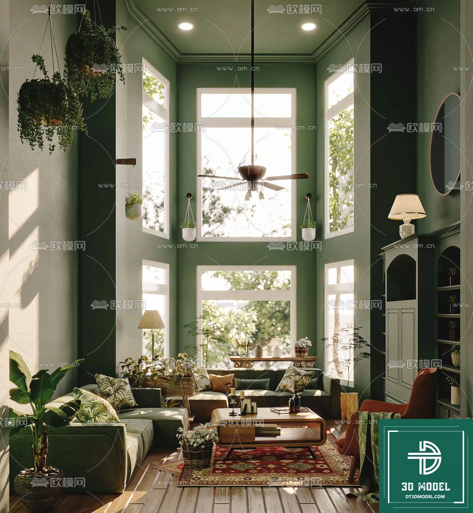 HIGH LIVING ROOM – 3DS MAX MODEL – 033