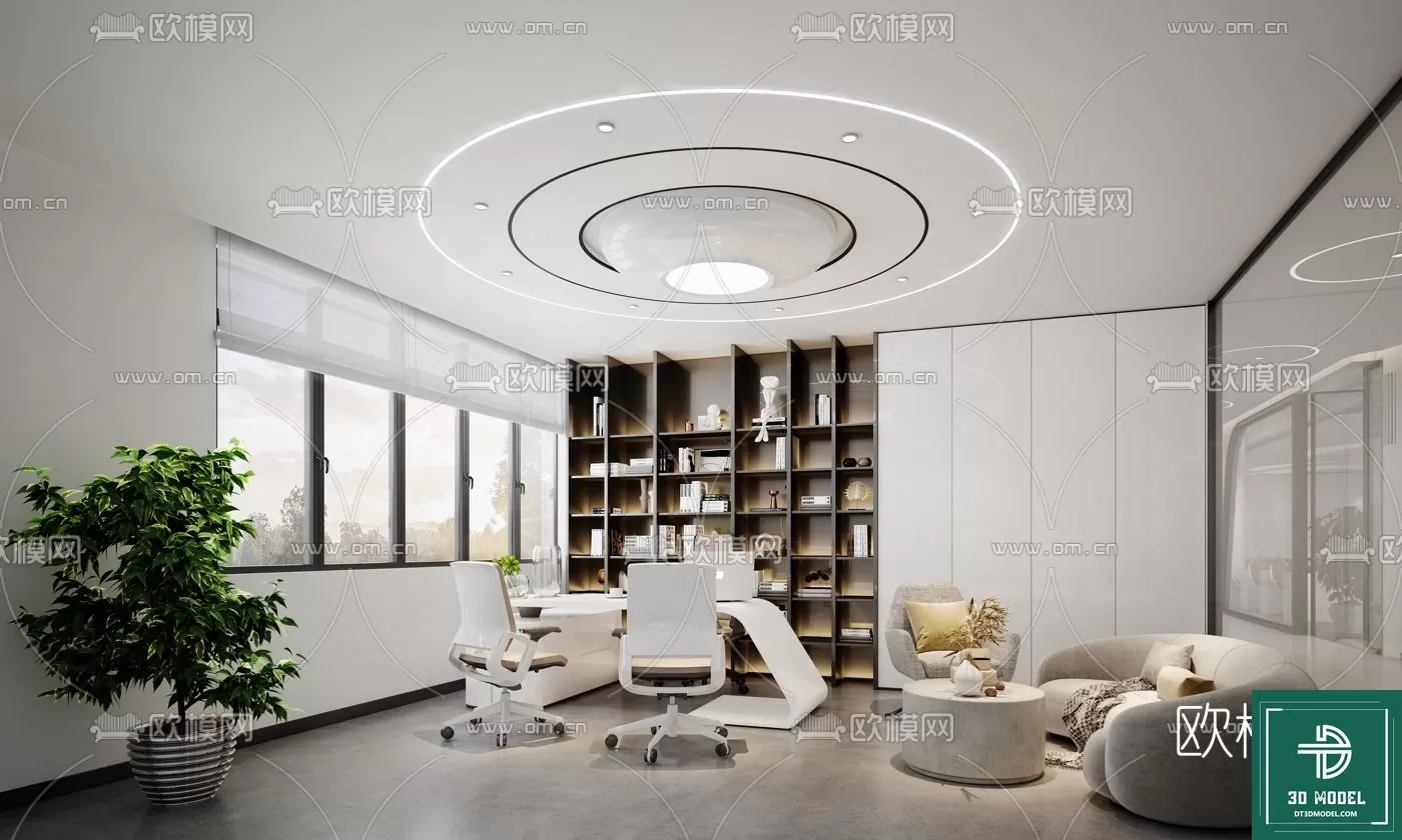 OFFICE ROOM FOR MANAGER – 3DMODEL – 002