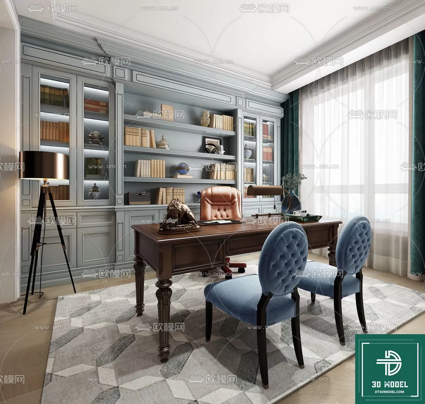 OFFICE ROOM FOR MANAGER – 3DMODEL – 006