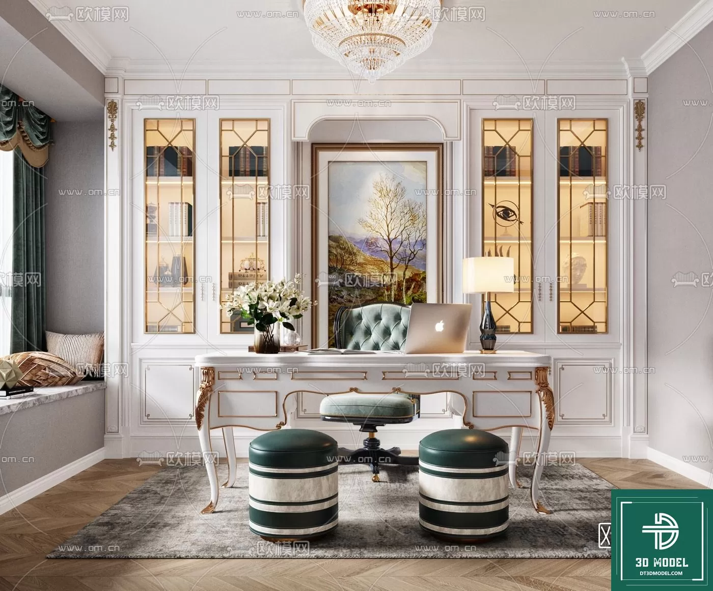 OFFICE ROOM FOR MANAGER – 3DMODEL – 009