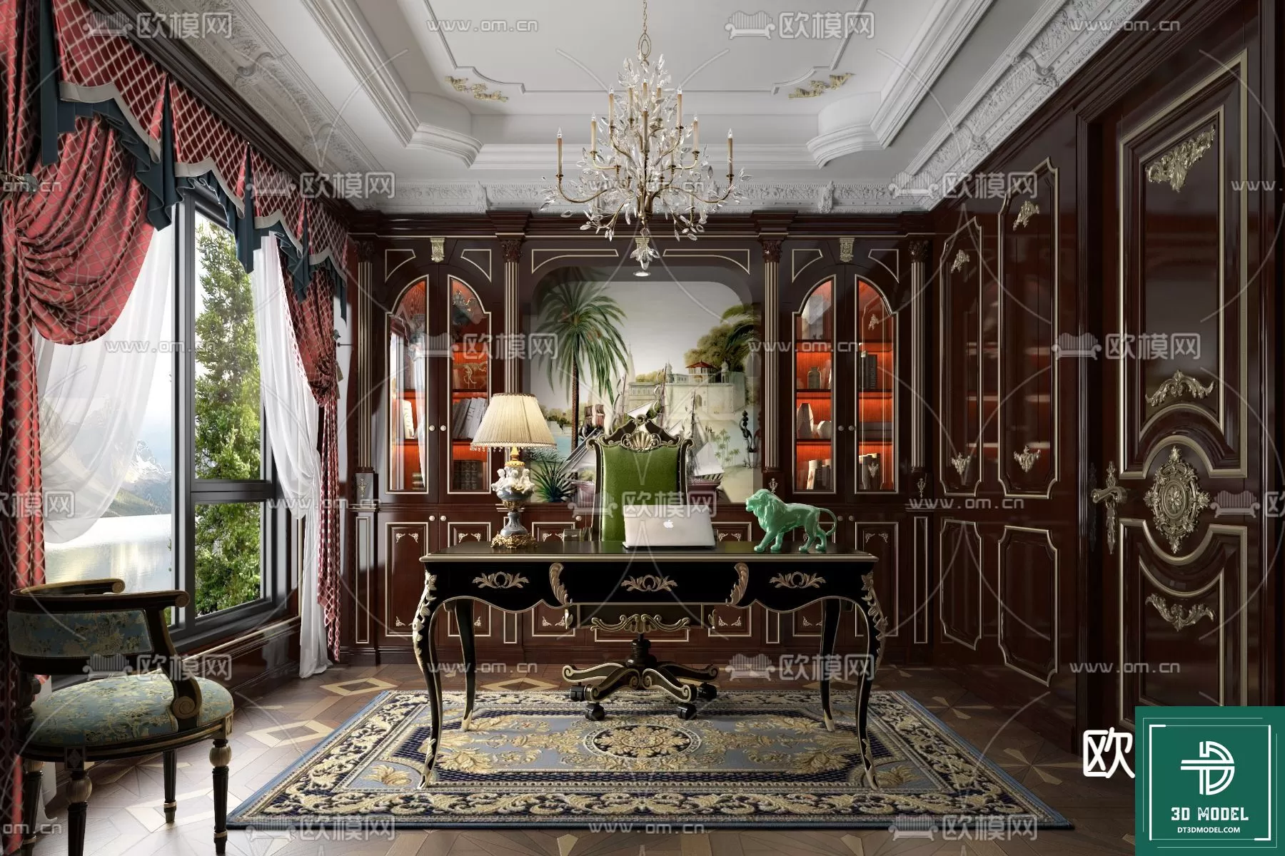 OFFICE ROOM FOR MANAGER – 3DMODEL – 011