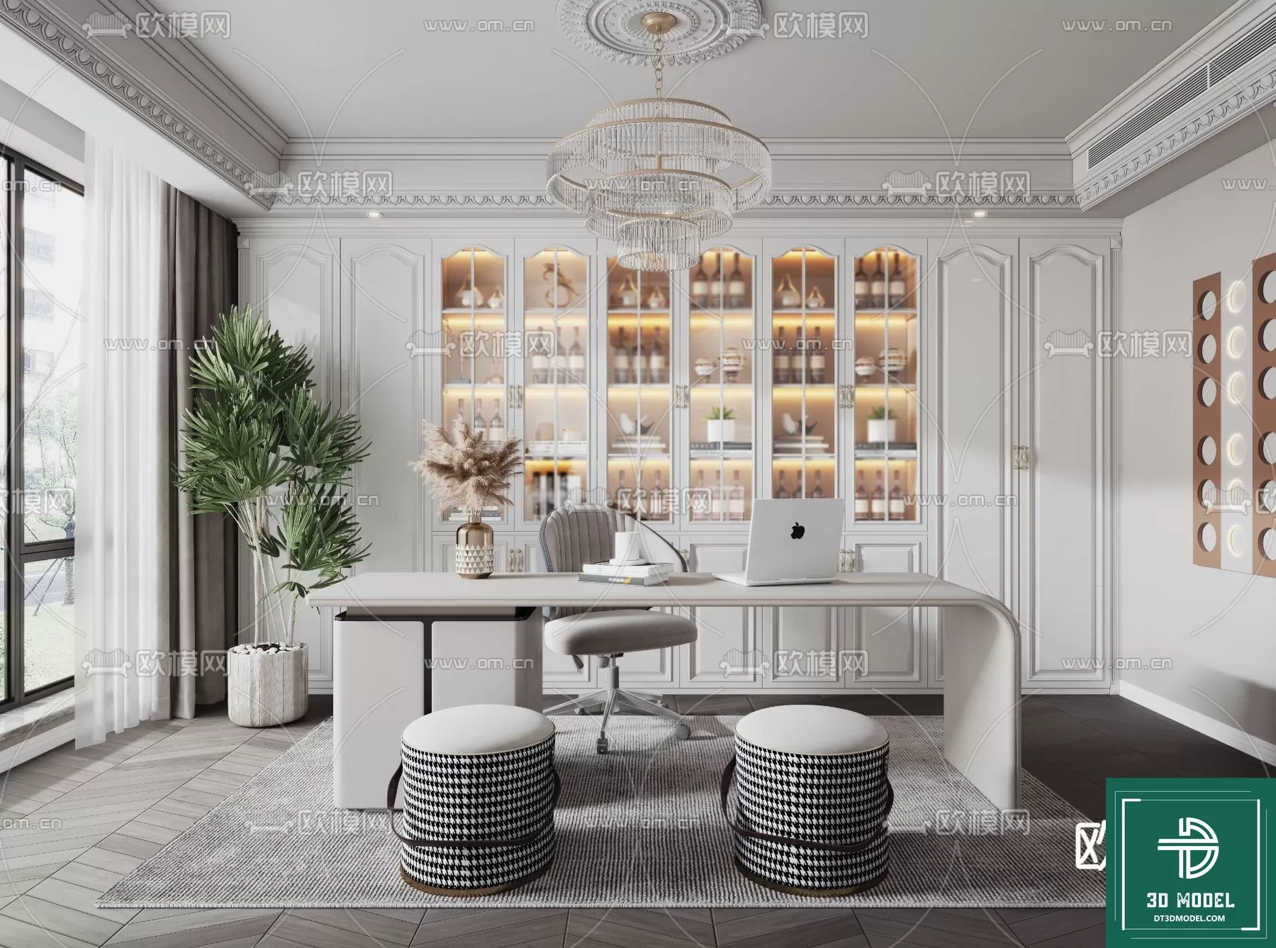 OFFICE ROOM FOR MANAGER – 3DMODEL – 014