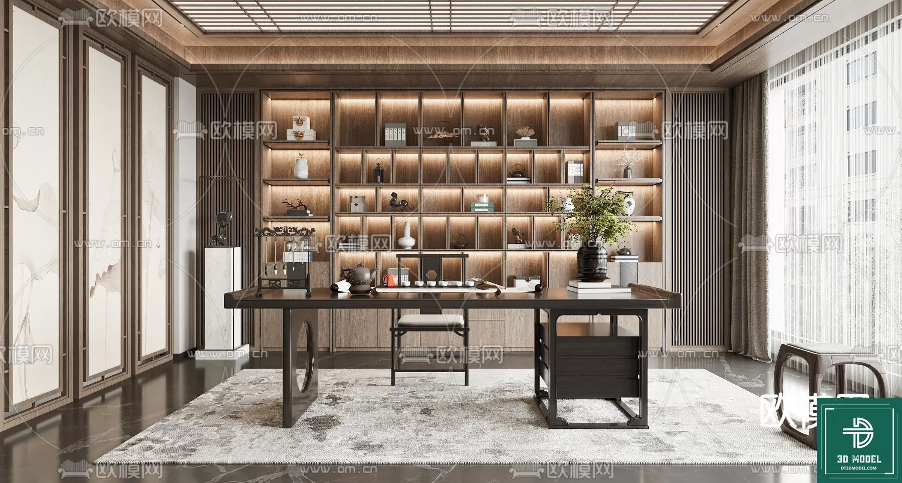 OFFICE ROOM FOR MANAGER – 3DMODEL – 023