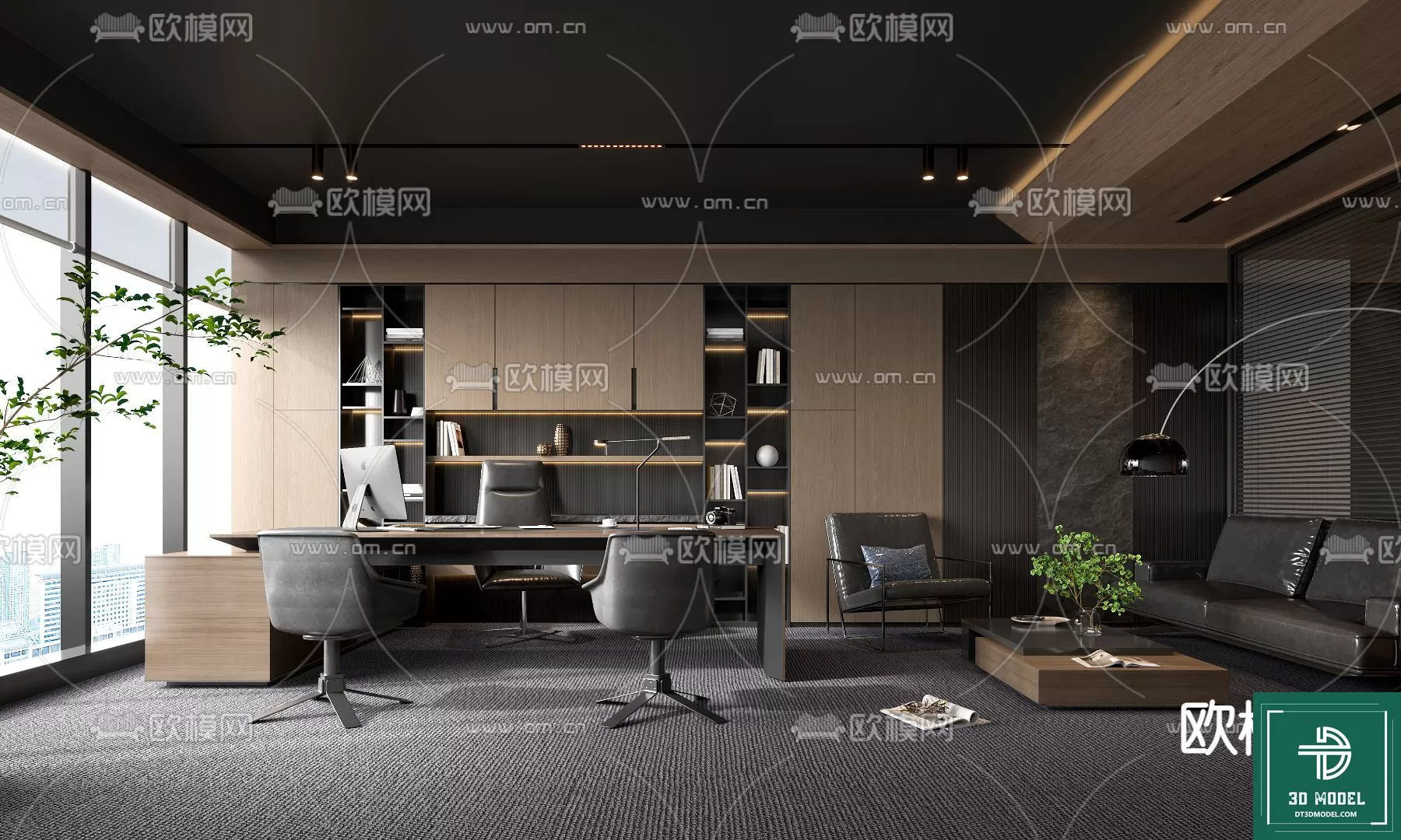 OFFICE ROOM FOR MANAGER – 3DMODEL – 046