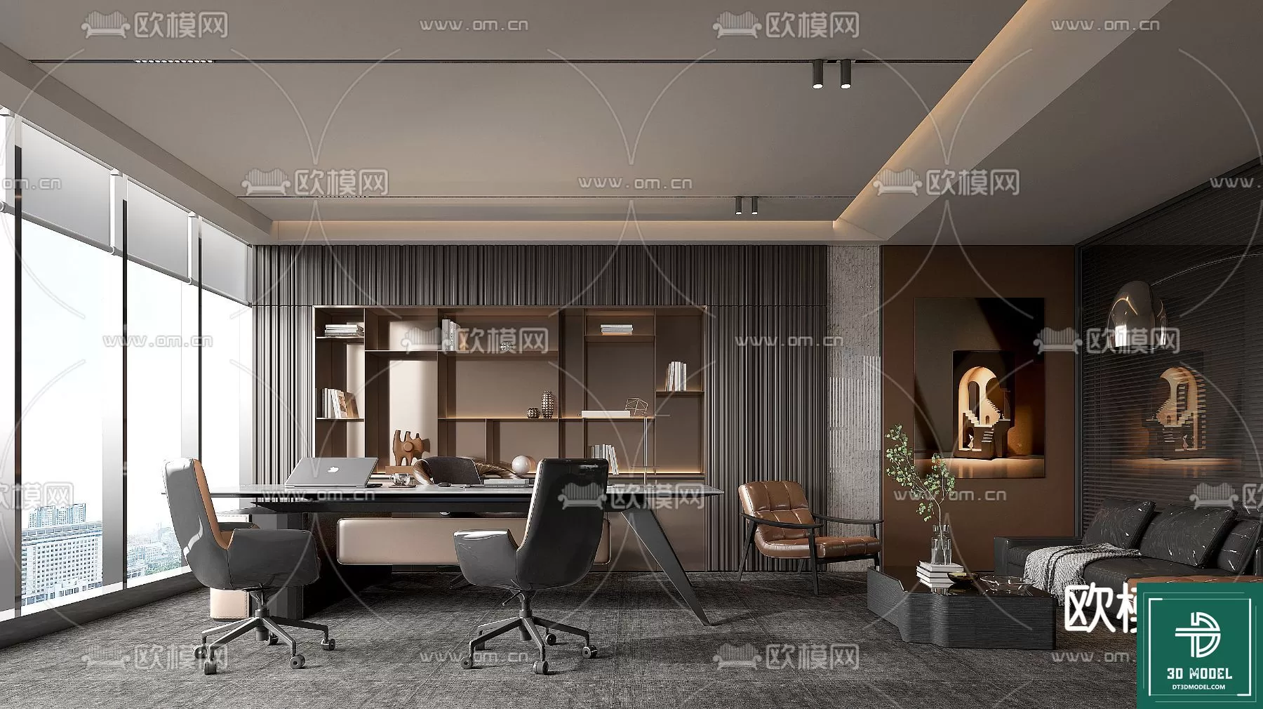 OFFICE ROOM FOR MANAGER – 3DMODEL – 048