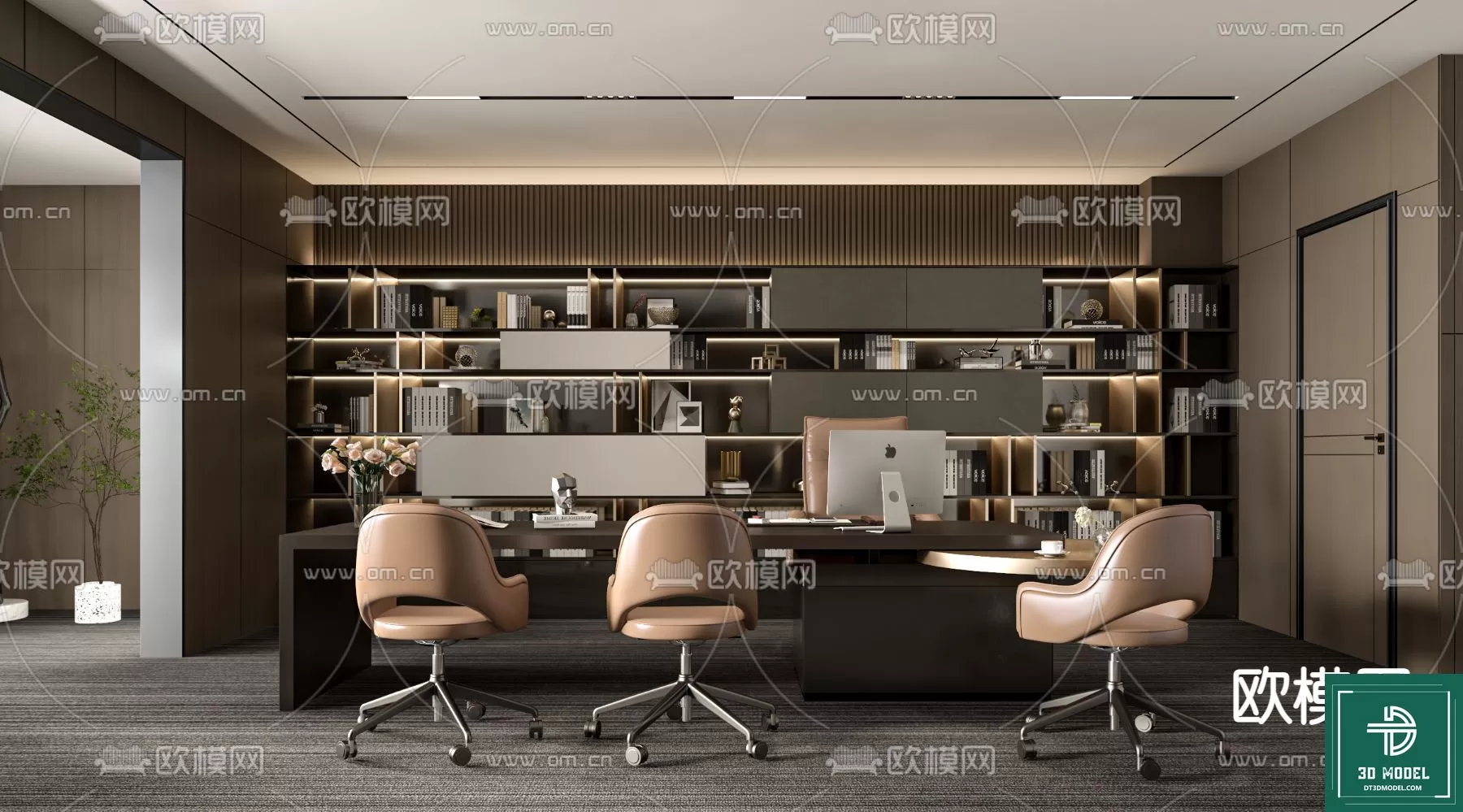 OFFICE ROOM FOR MANAGER – 3DMODEL – 049