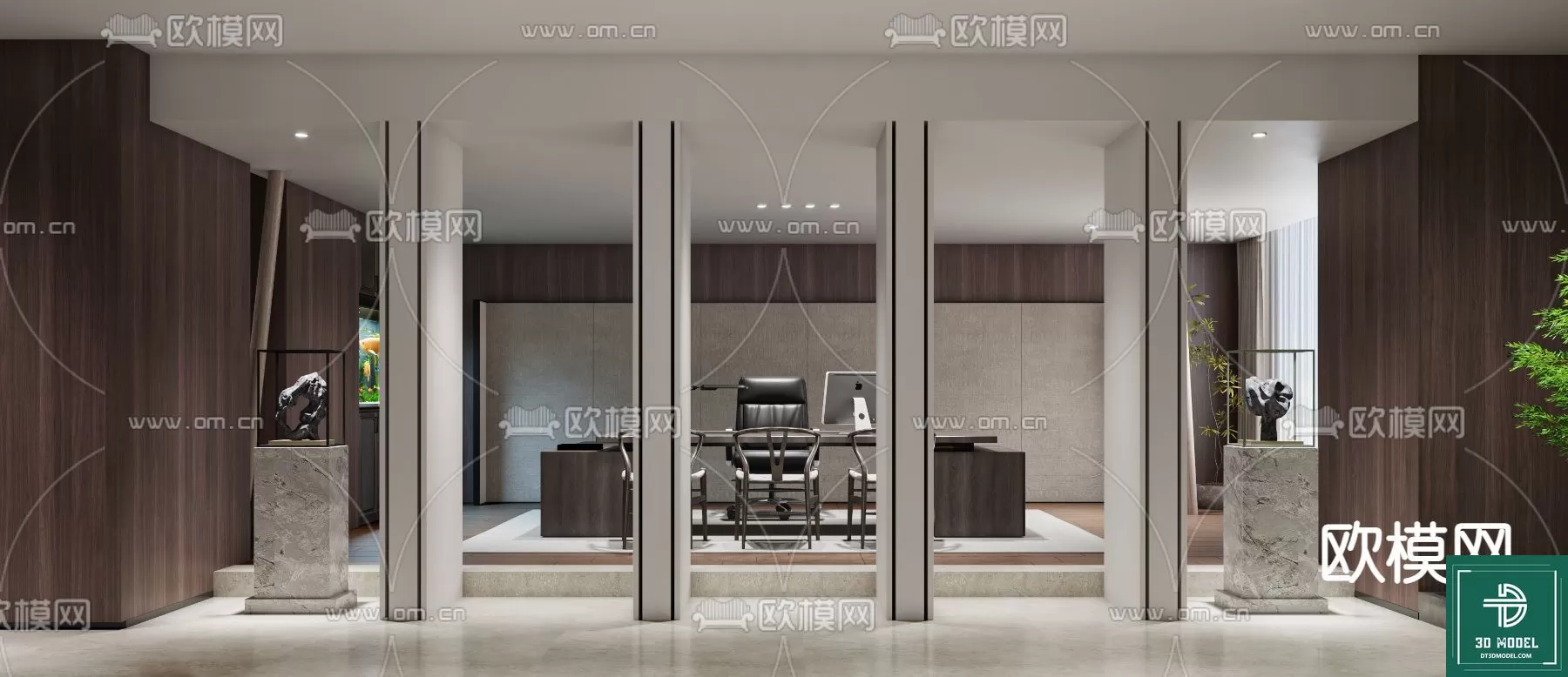 OFFICE ROOM FOR MANAGER – 3DMODEL – 054