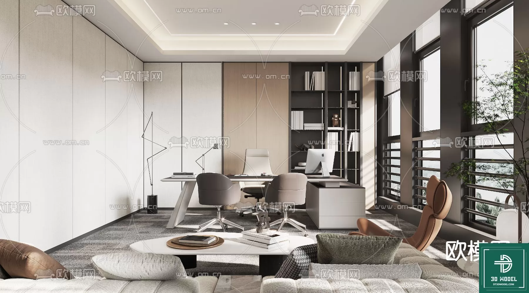 OFFICE ROOM FOR MANAGER – 3DMODEL – 064