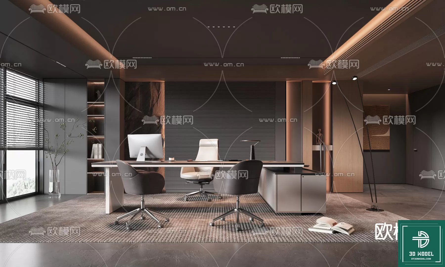 OFFICE ROOM FOR MANAGER – 3DMODEL – 066