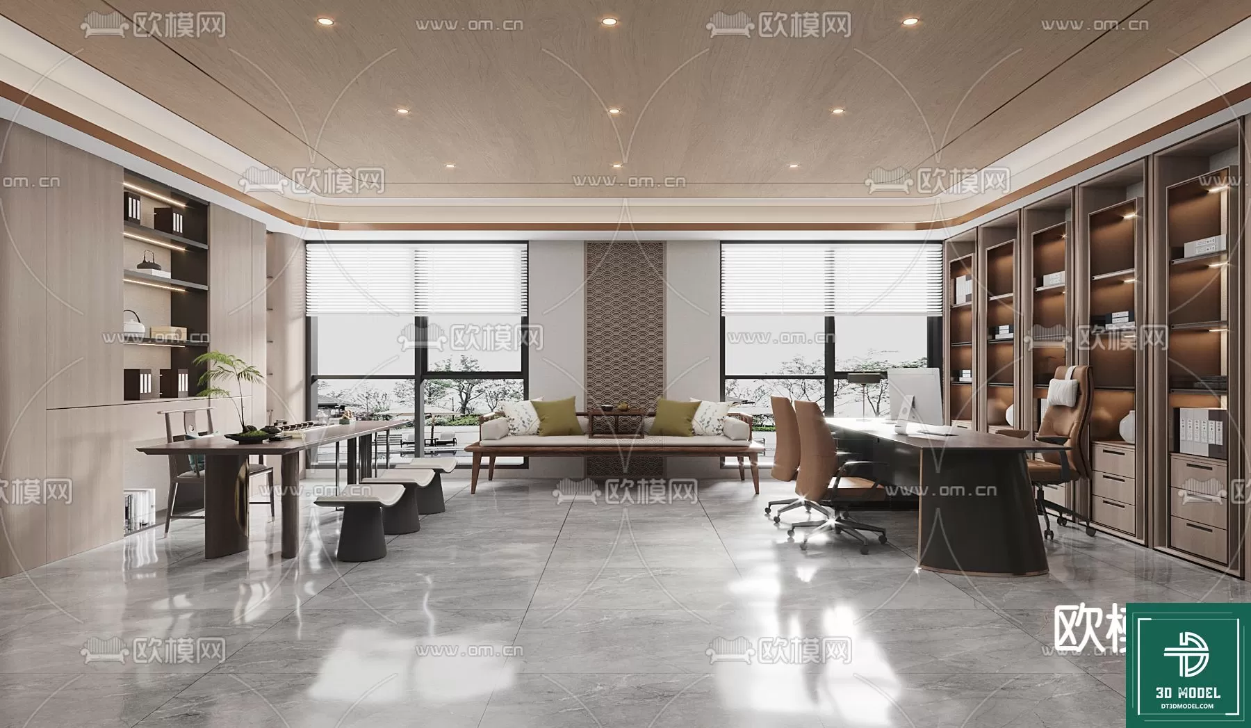 OFFICE ROOM FOR MANAGER – 3DMODEL – 069