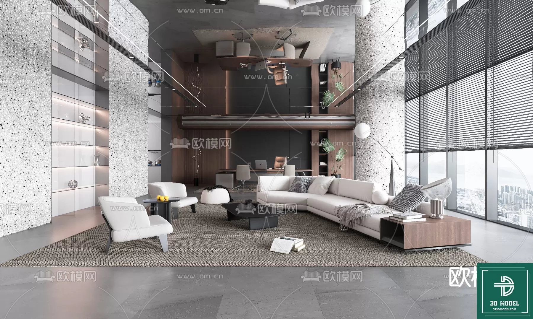 OFFICE ROOM FOR MANAGER – 3DMODEL – 080