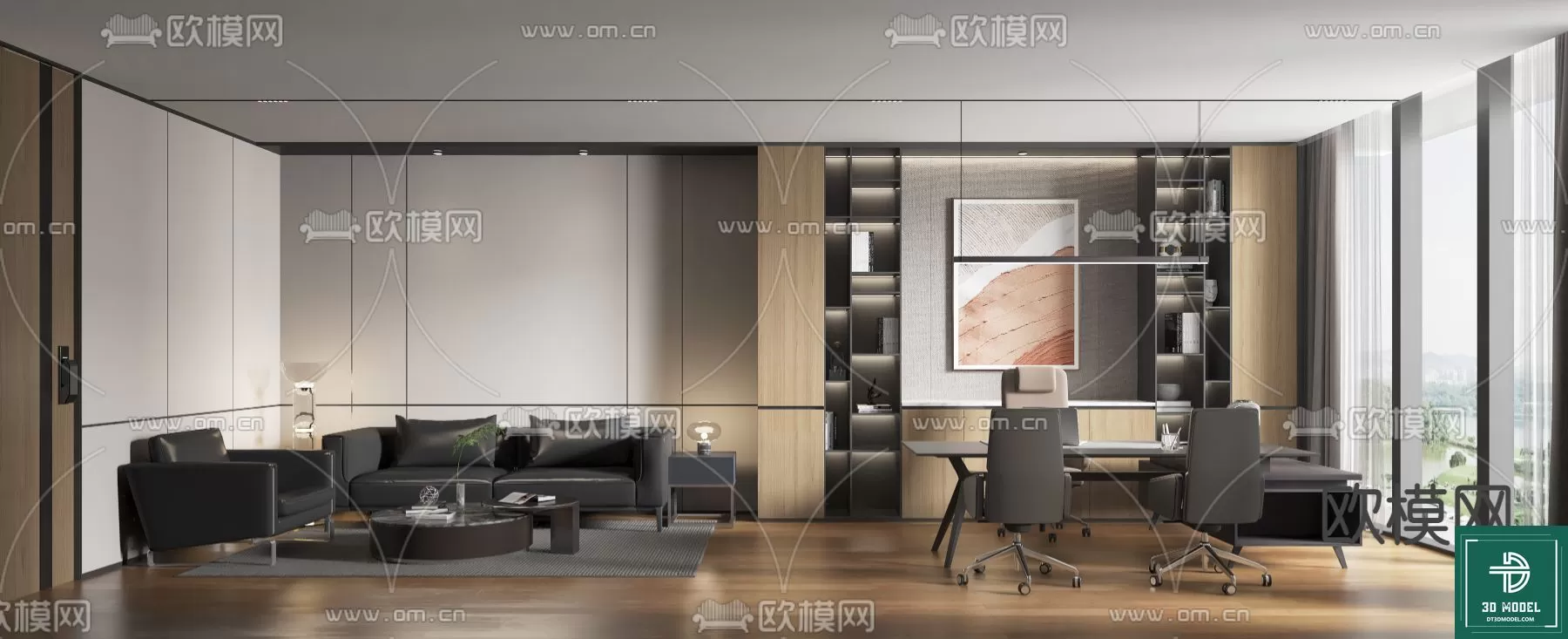 OFFICE ROOM FOR MANAGER – 3DMODEL – 082