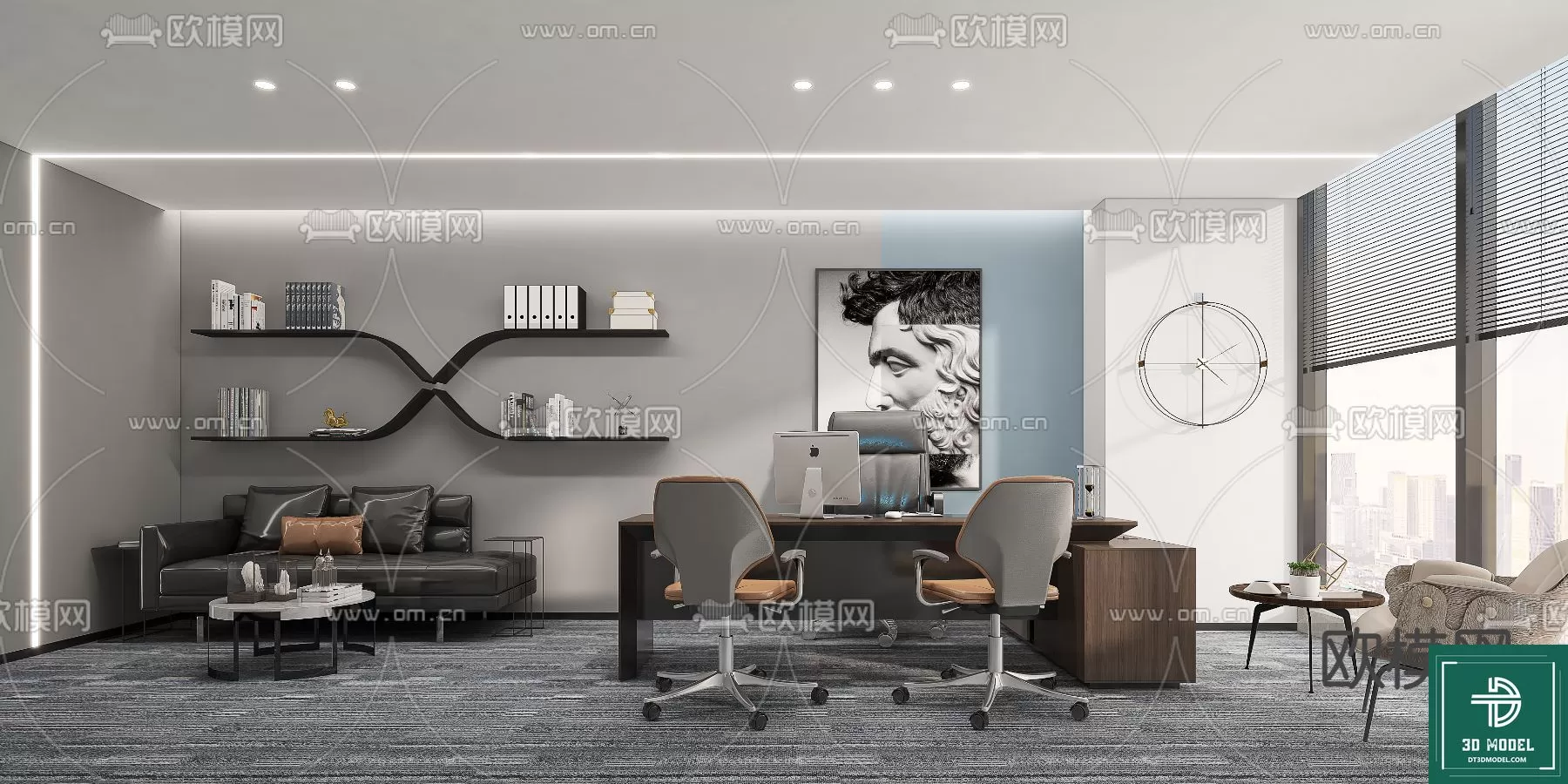 OFFICE ROOM FOR MANAGER – 3DMODEL – 104