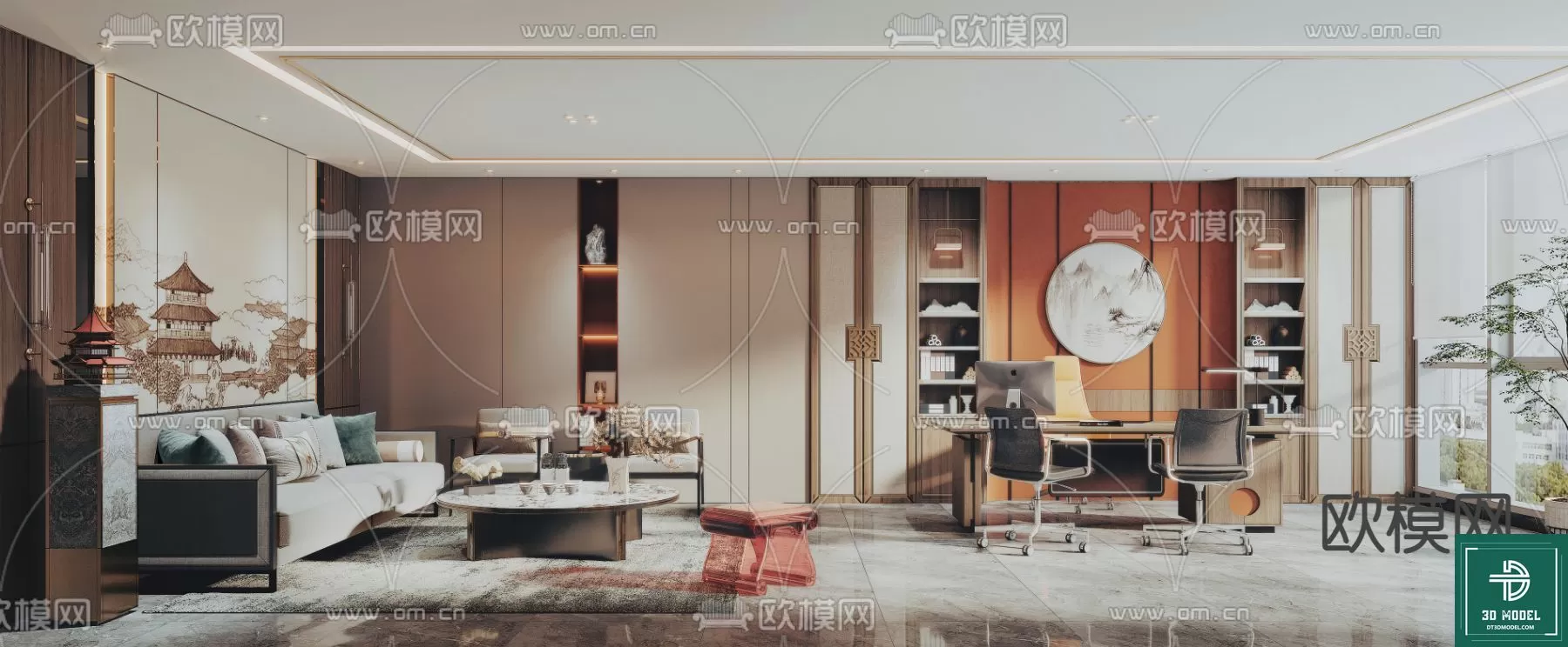 OFFICE ROOM FOR MANAGER – 3DMODEL – 106